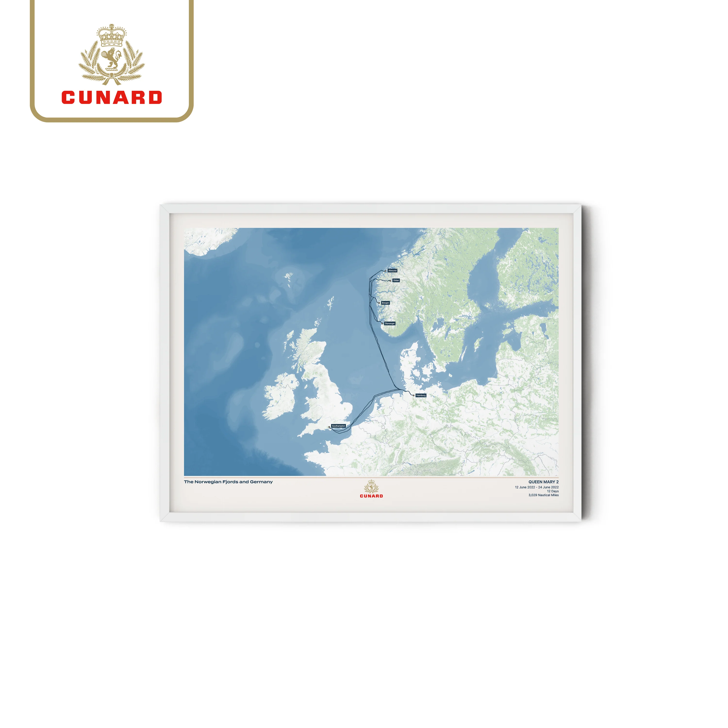 The Cunard Cruise Map - Image 23