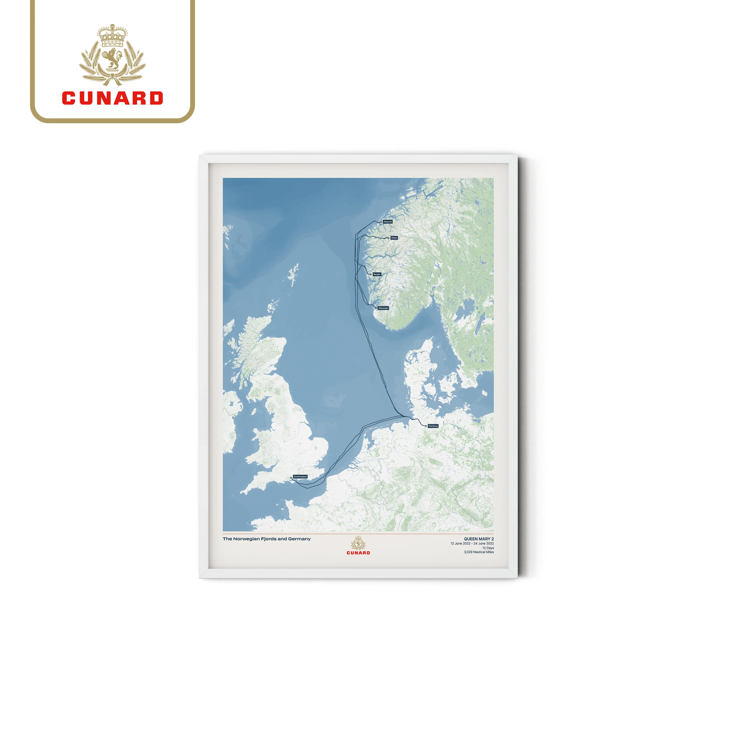 The Cunard Cruise Map - Image 24