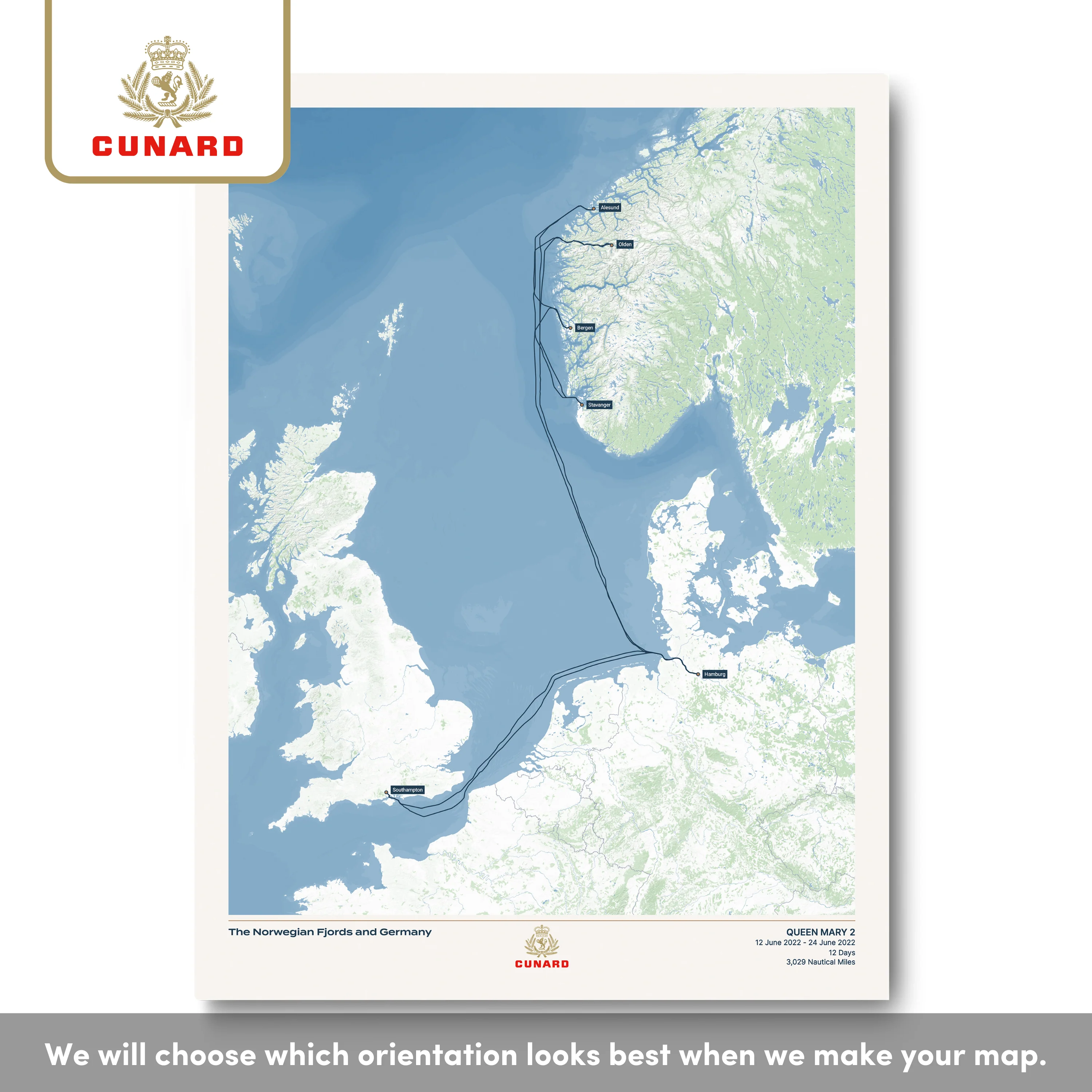 The Cunard Cruise Map - Image 28