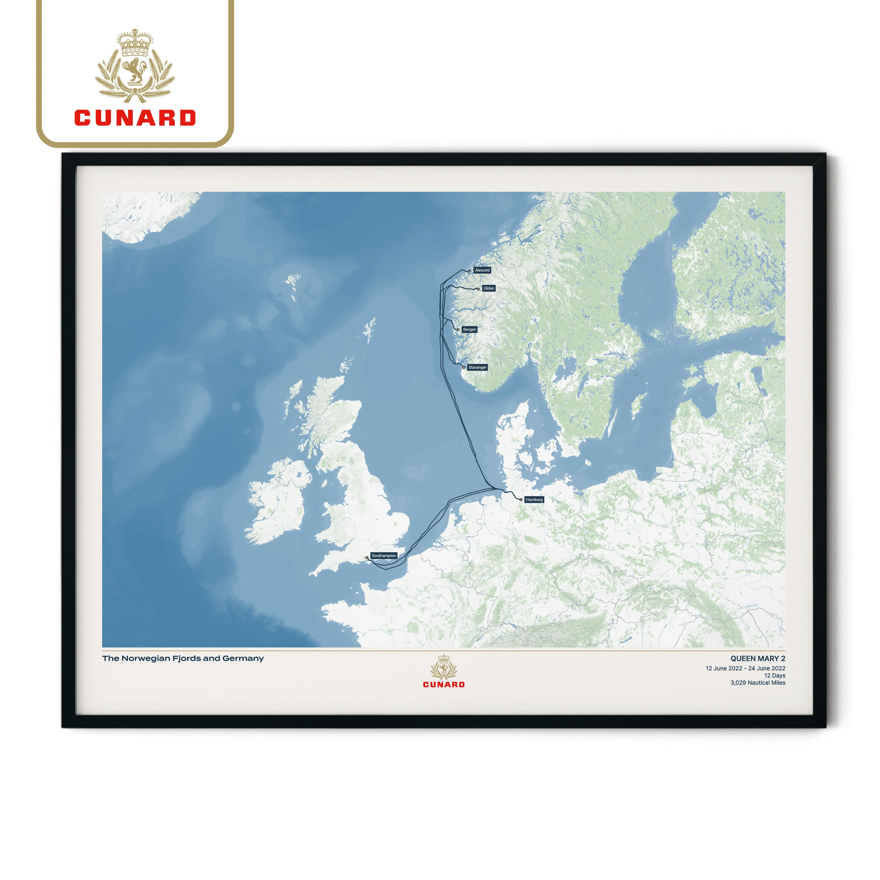 The Cunard Cruise Map - Image 29
