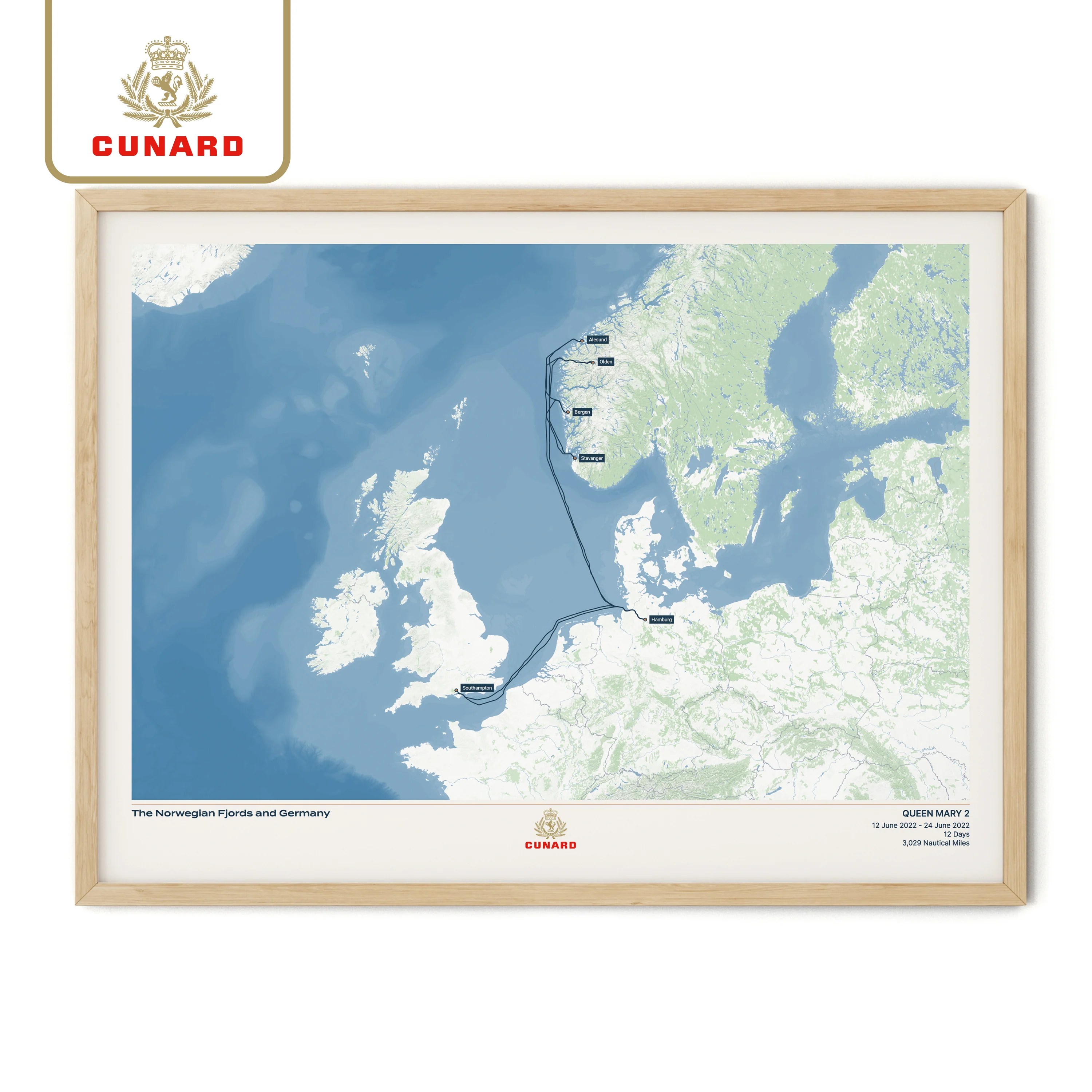 The Cunard Cruise Map - Image 32