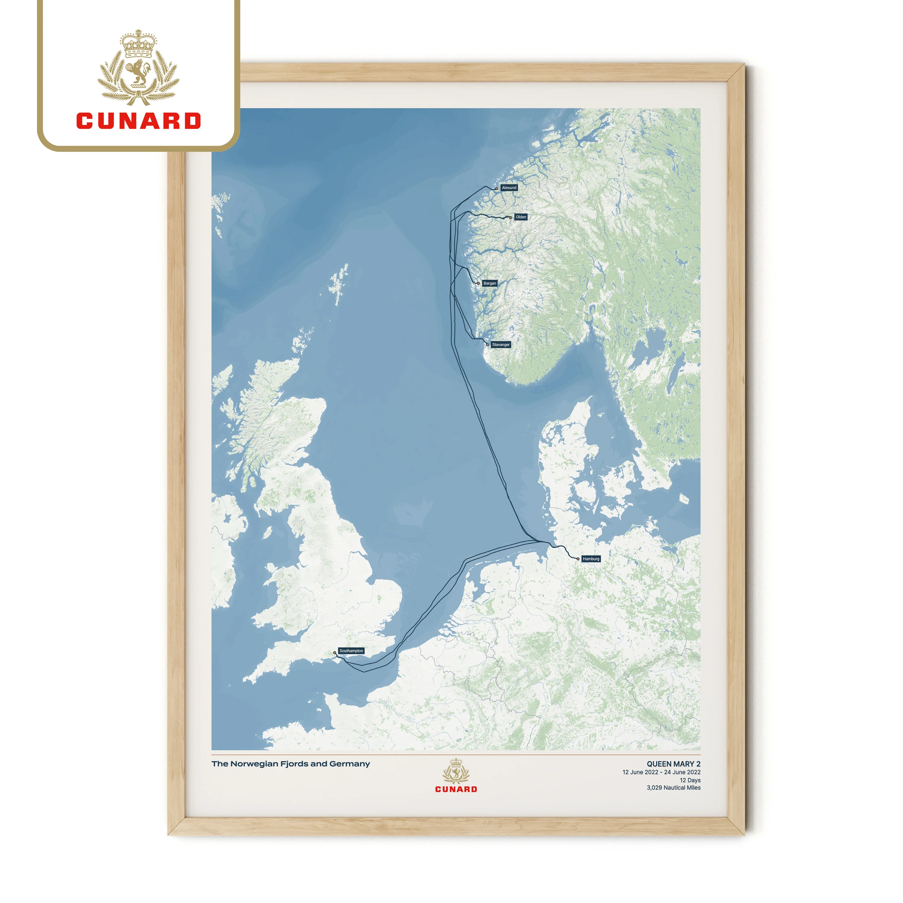 The Cunard Cruise Map - Image 33