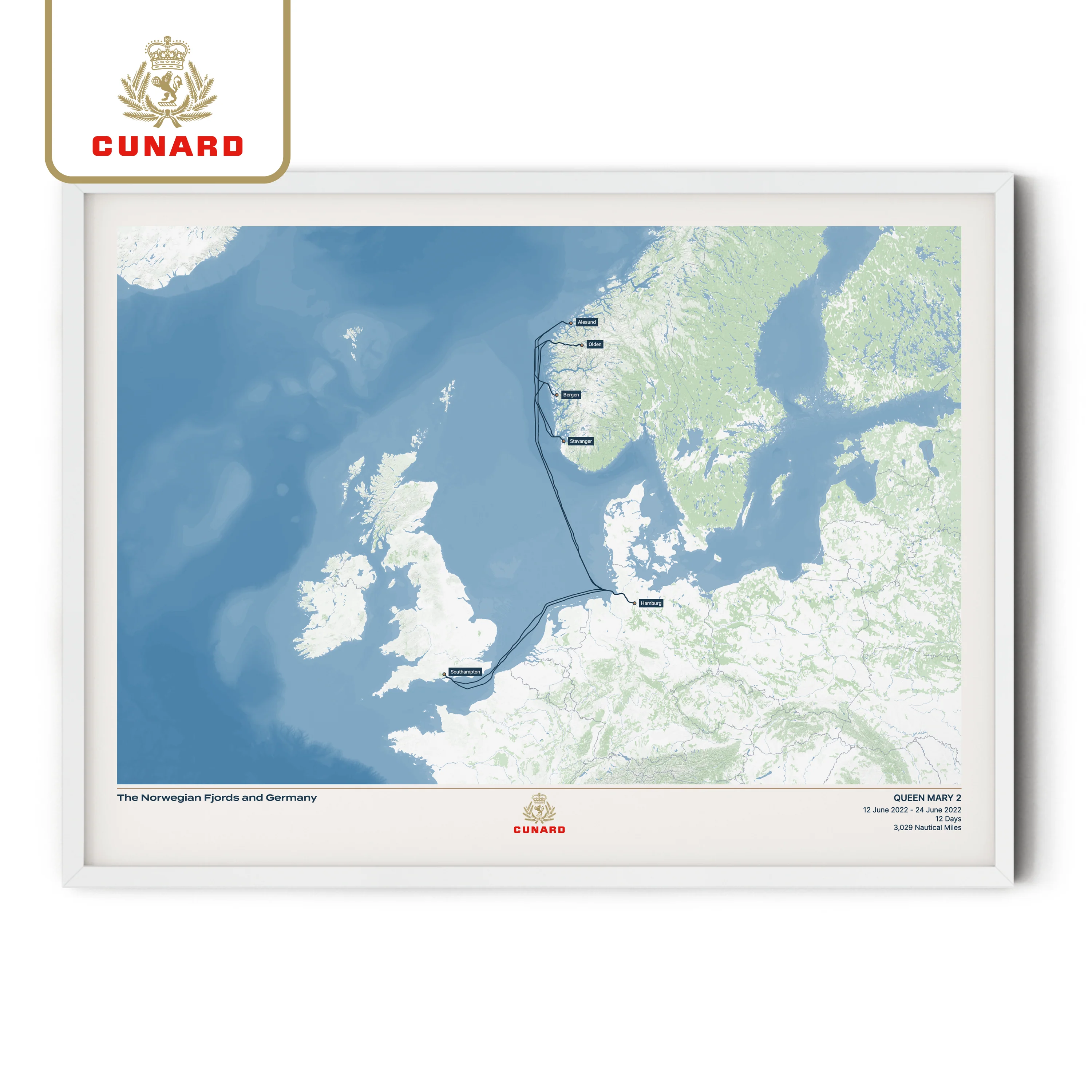 The Cunard Cruise Map - Image 35
