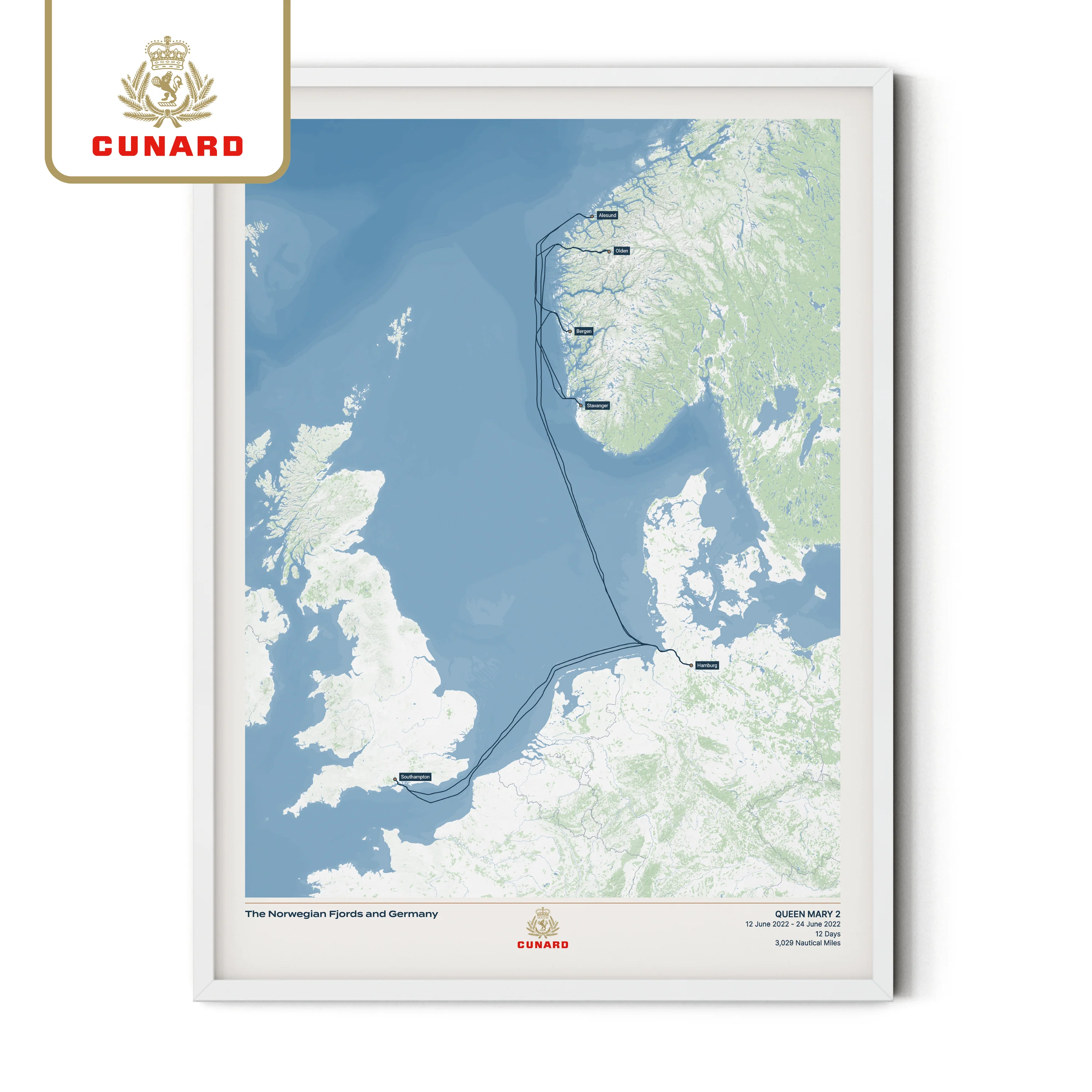 The Cunard Cruise Map - Image 36
