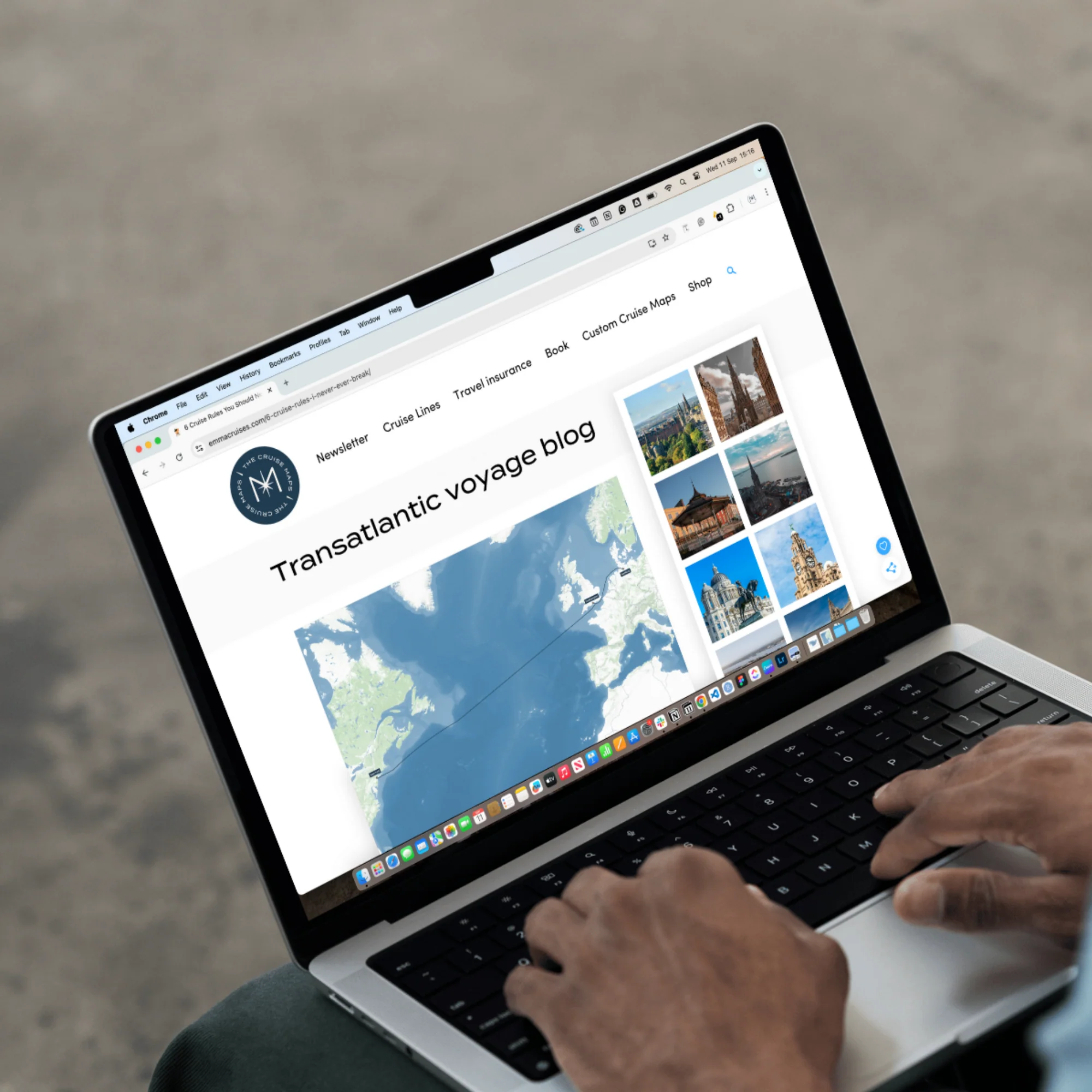 The Cunard Digital Cruise Map - Image 5