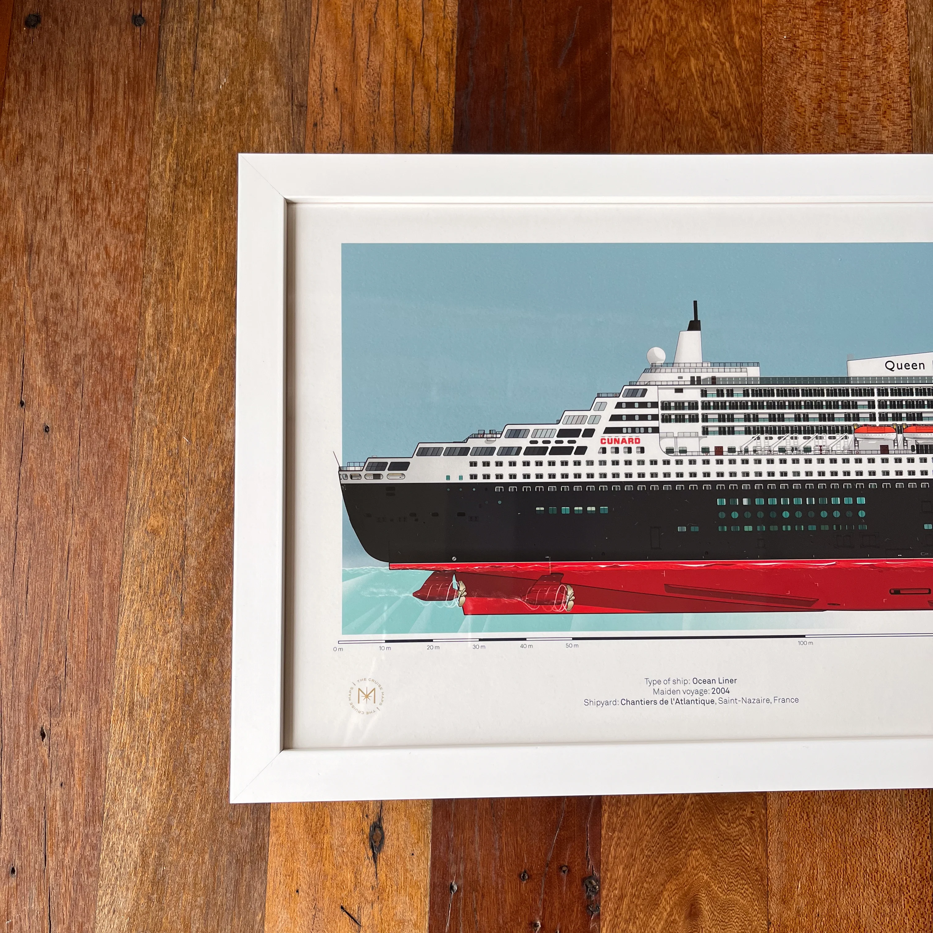 Queen Mary 2 Scale Ship Portrait - Image 3