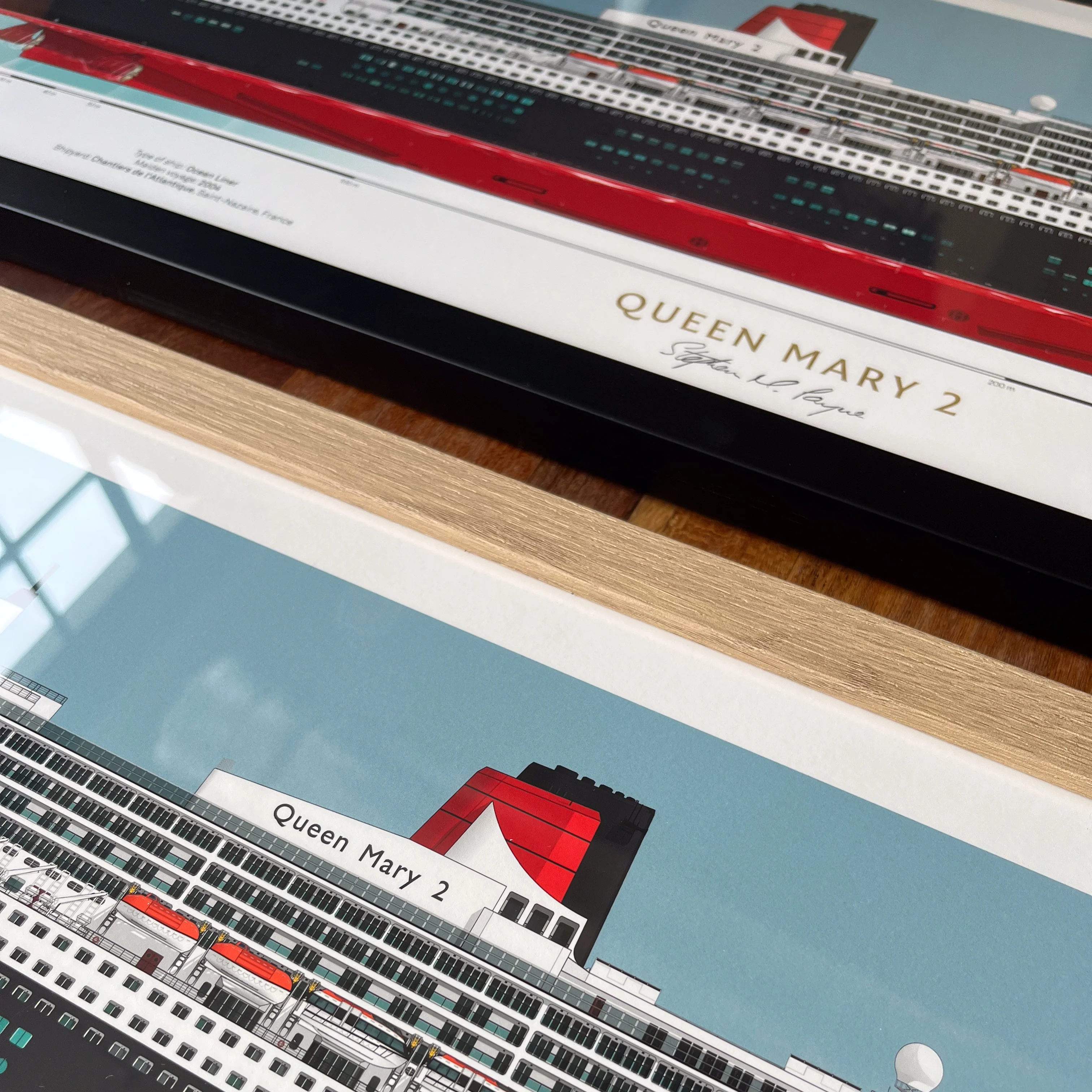 Queen Mary 2 Scale Ship Portrait - Image 7