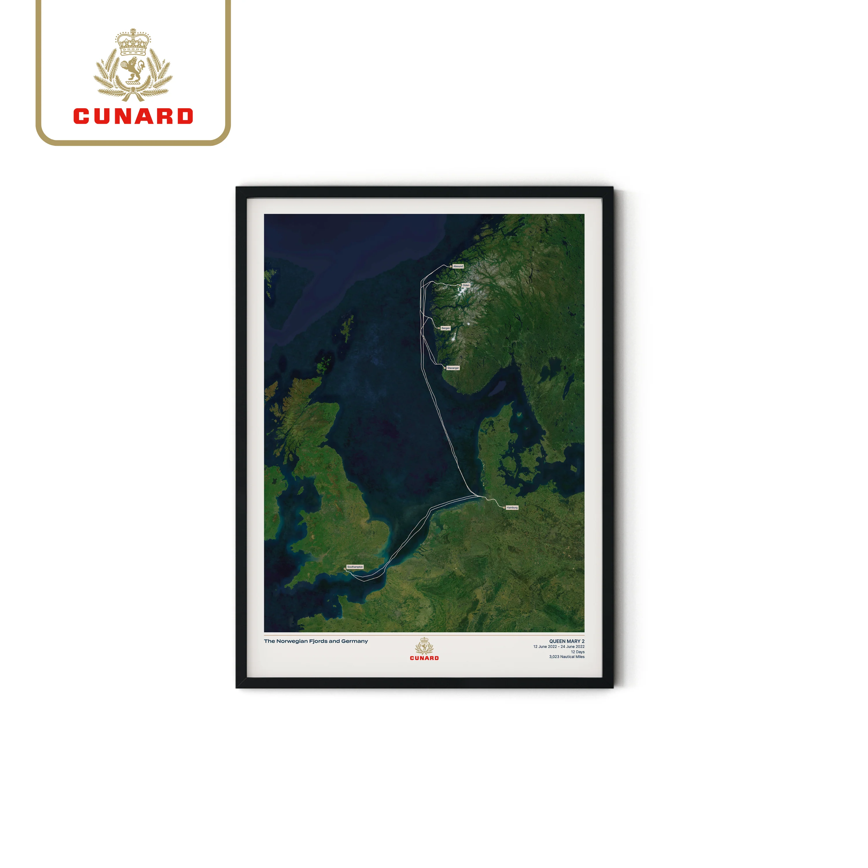 The Cunard Cruise Map - Satellite - Image 16