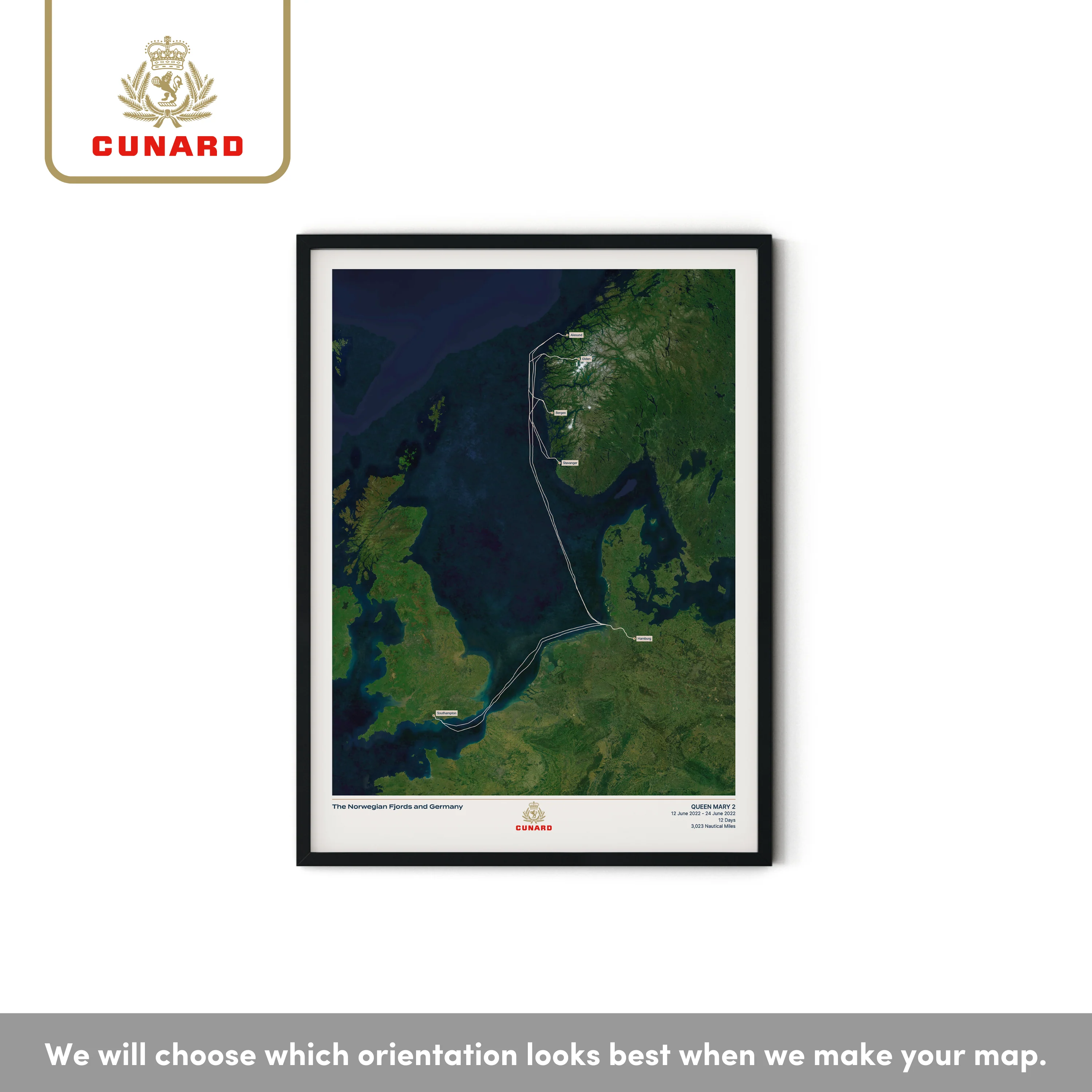 The Cunard Cruise Map - Satellite - Image 17