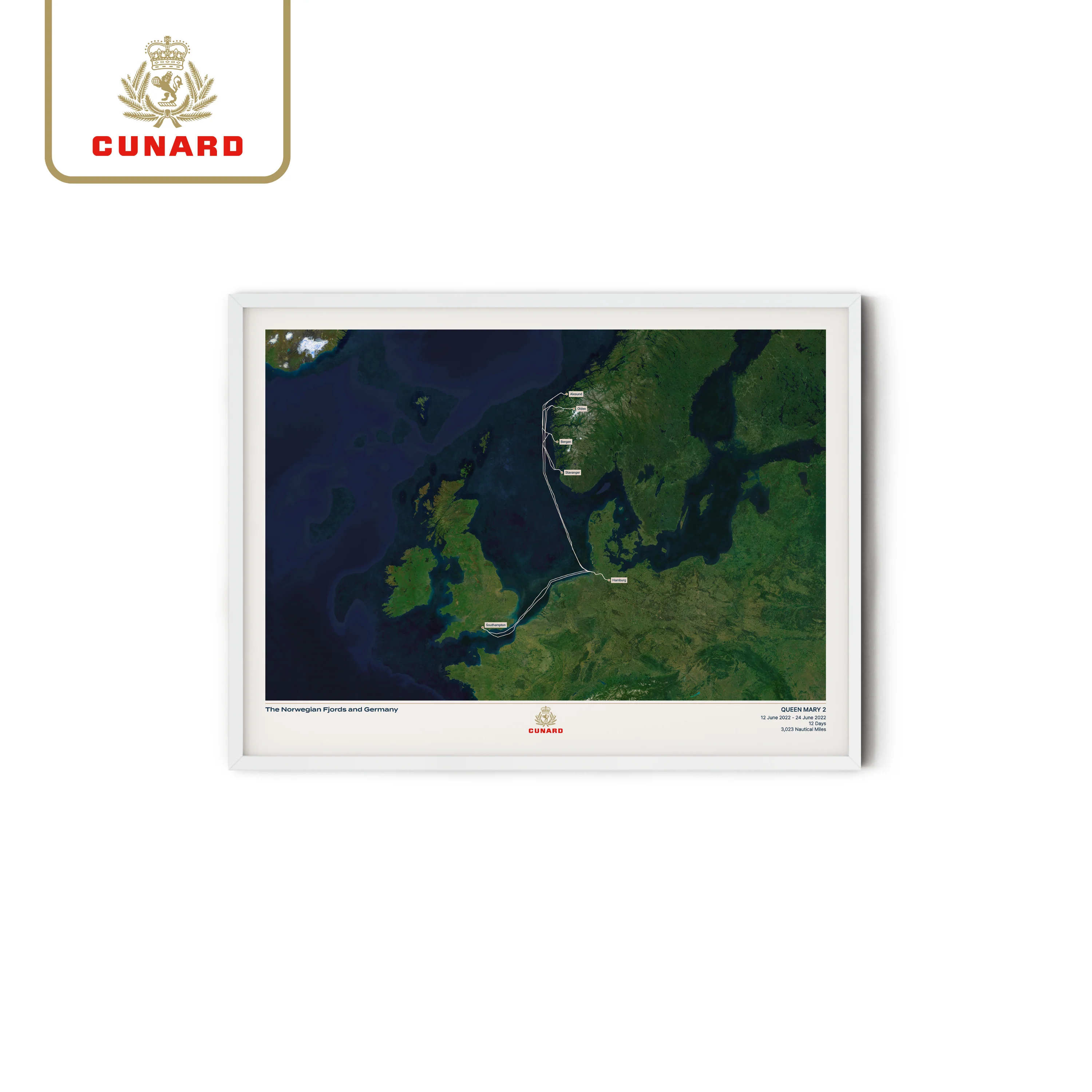 The Cunard Cruise Map - Satellite - Image 21