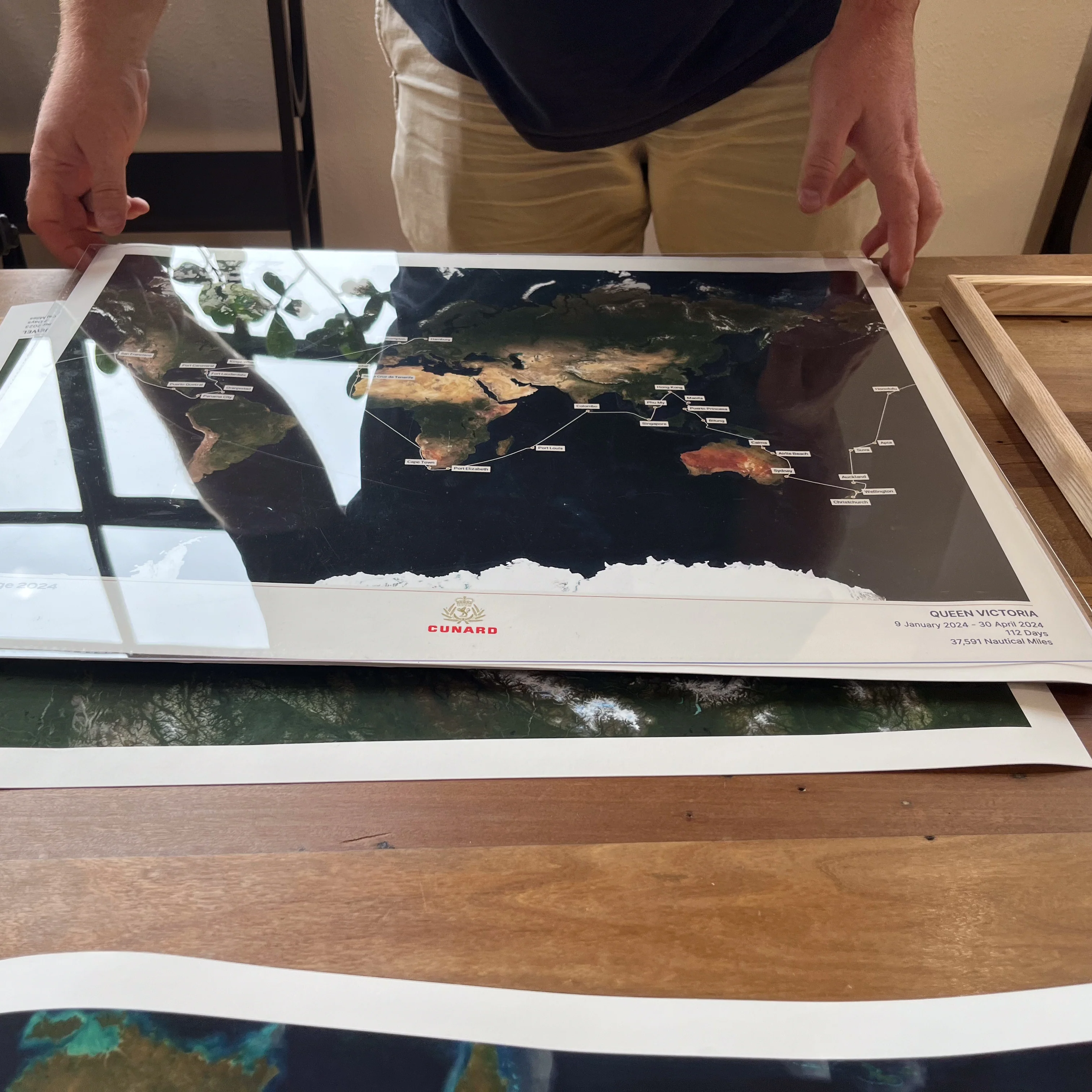 The Cunard Cruise Map - Satellite - Image 3