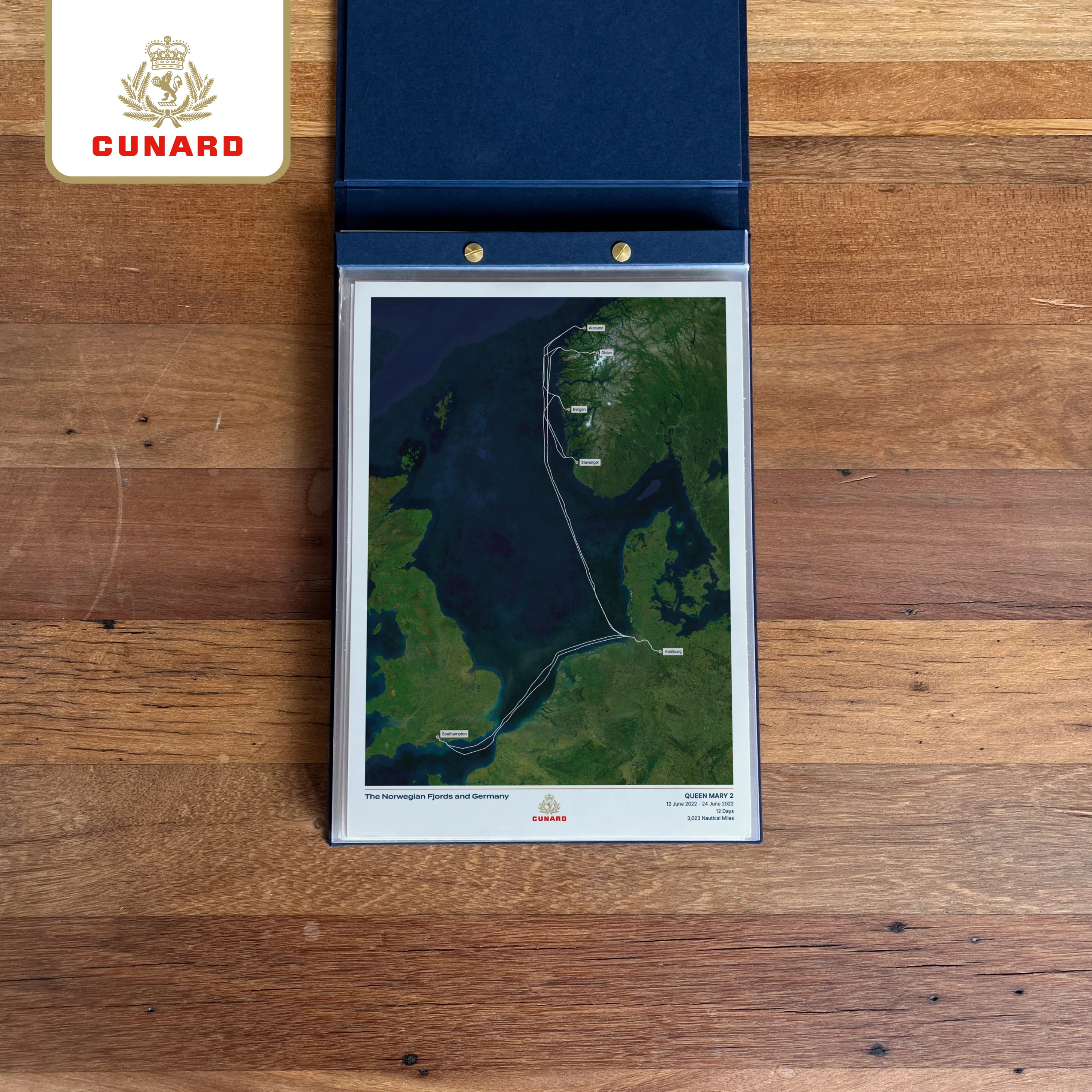 The Cunard Cruise Map - Satellite - Image 37