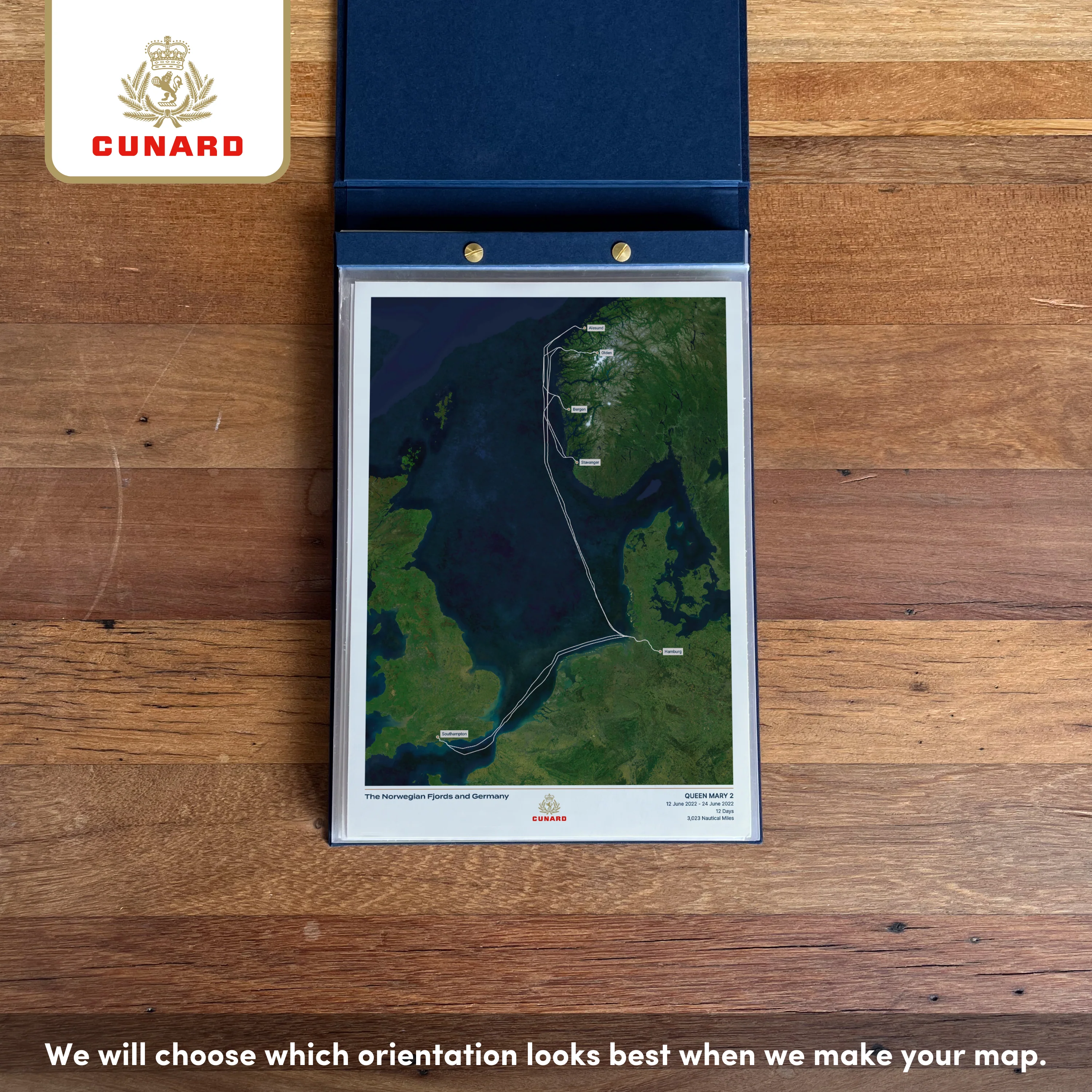 The Cunard Cruise Map - Satellite - Image 38