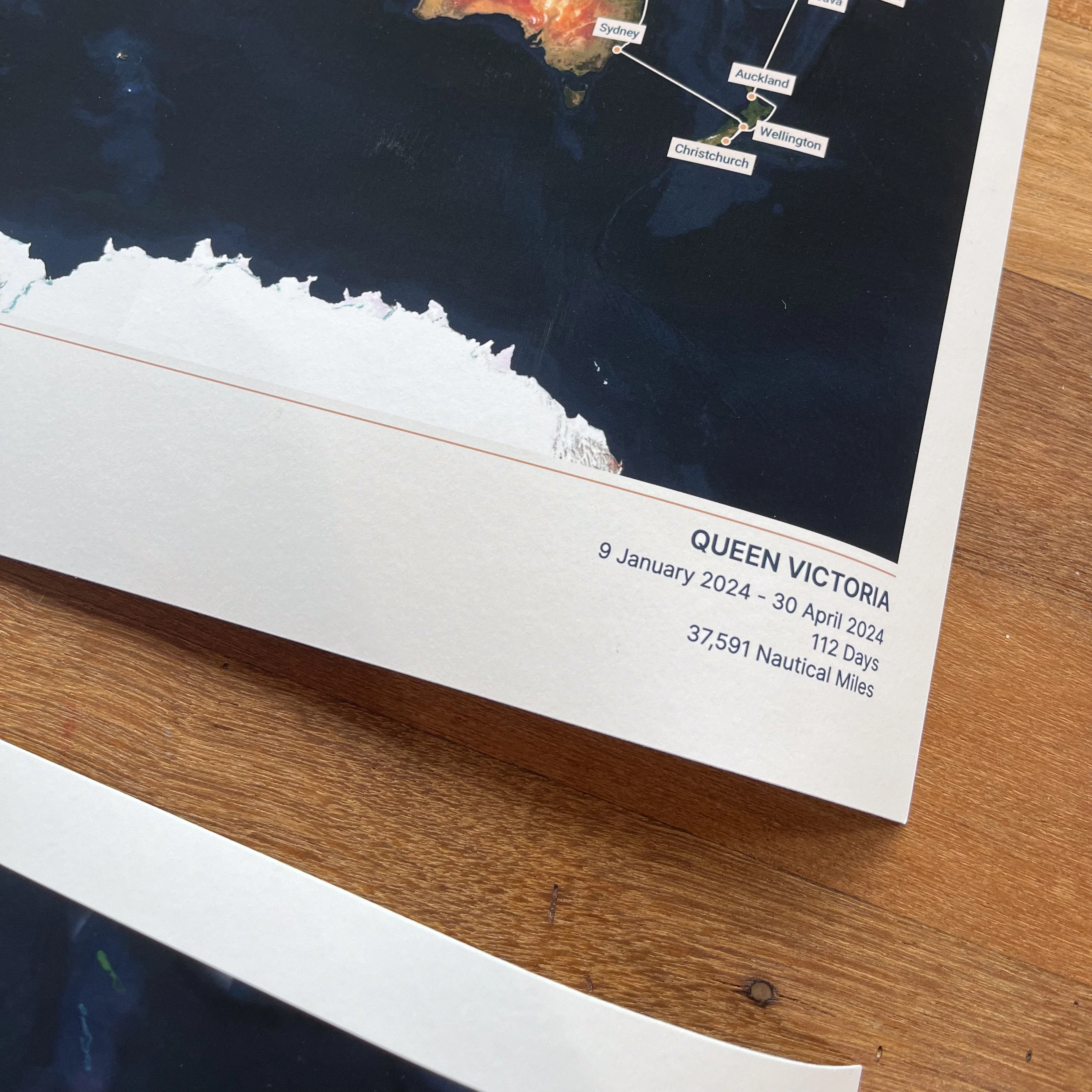 The Cunard Cruise Map - Satellite - Image 7