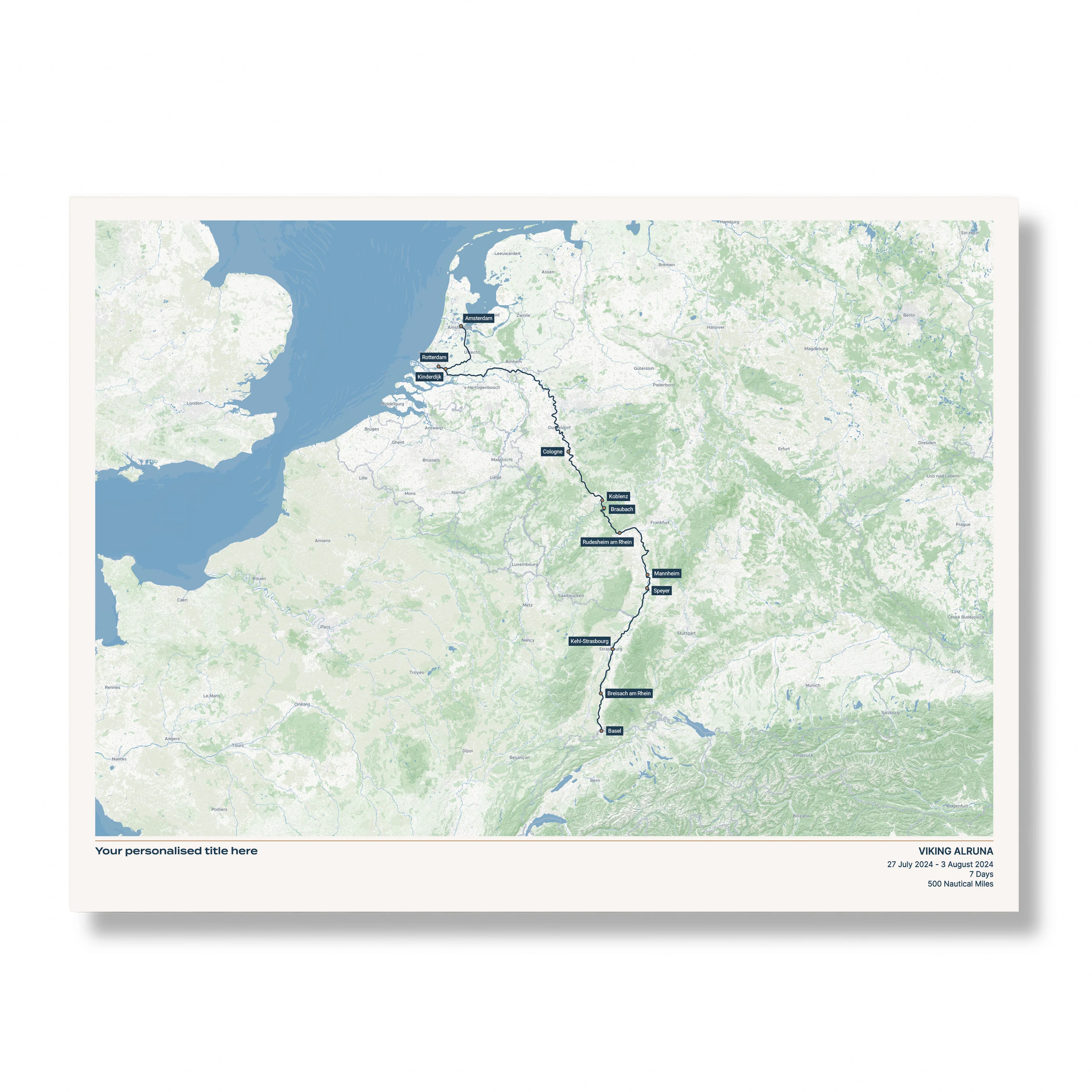 Custom River Cruise Map - Image 20