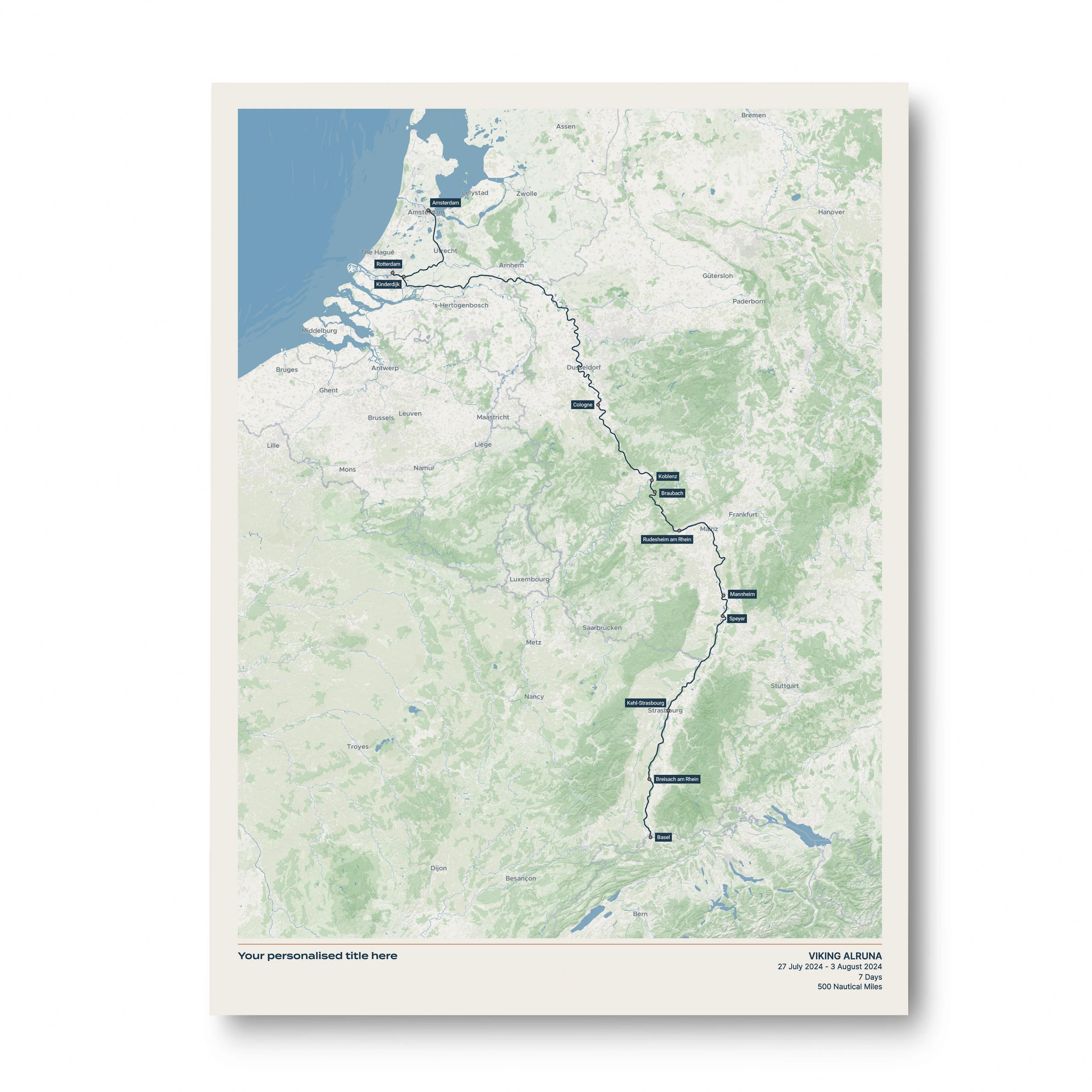 Custom River Cruise Map - Image 29