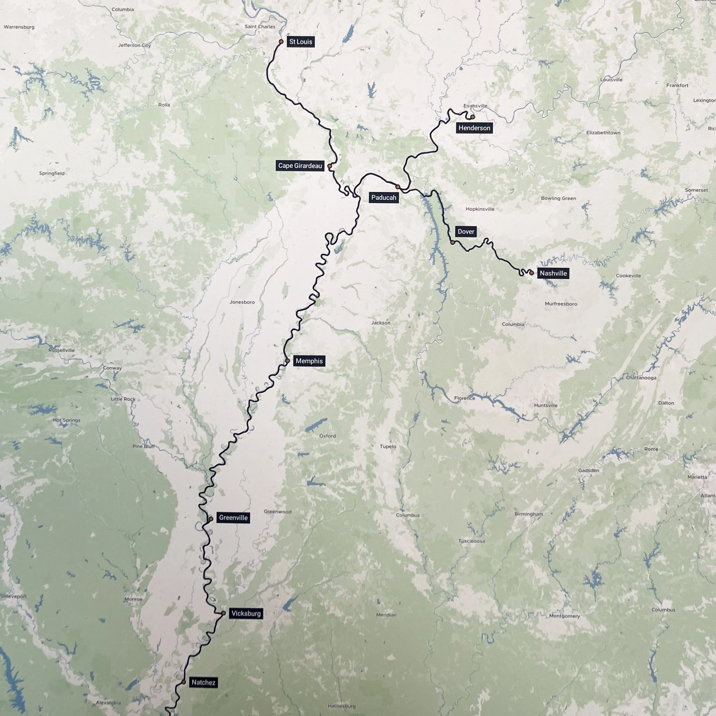 Custom River Cruise Map - Image 5