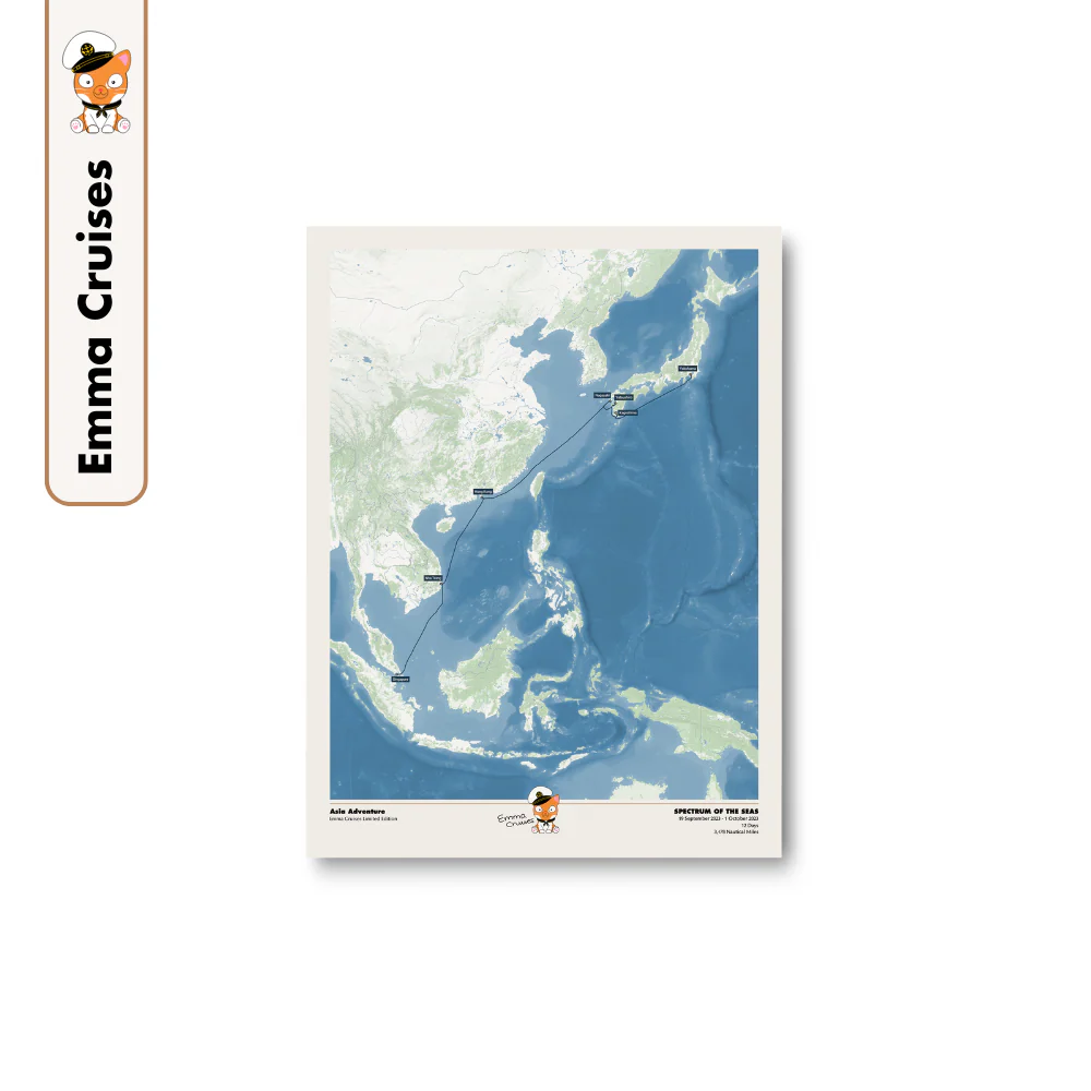 Emma Cruises Custom Cruise Map (Limited Edition) - Image 10
