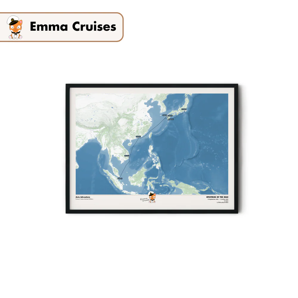 Emma Cruises Custom Cruise Map (Limited Edition) - Image 12