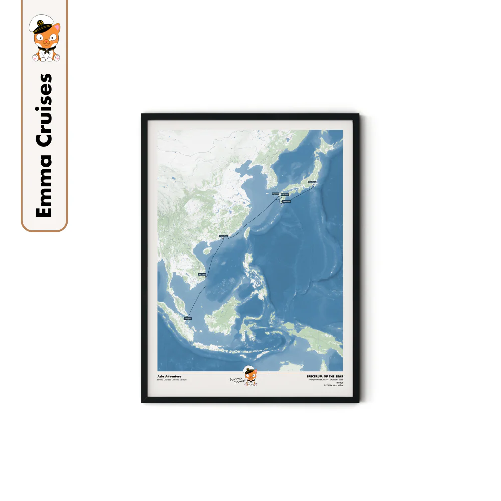Emma Cruises Custom Cruise Map (Limited Edition) - Image 13