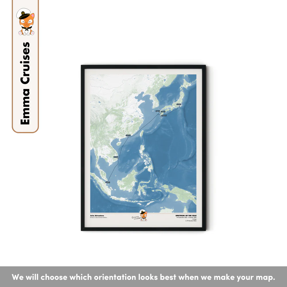 Emma Cruises Custom Cruise Map (Limited Edition) - Image 14