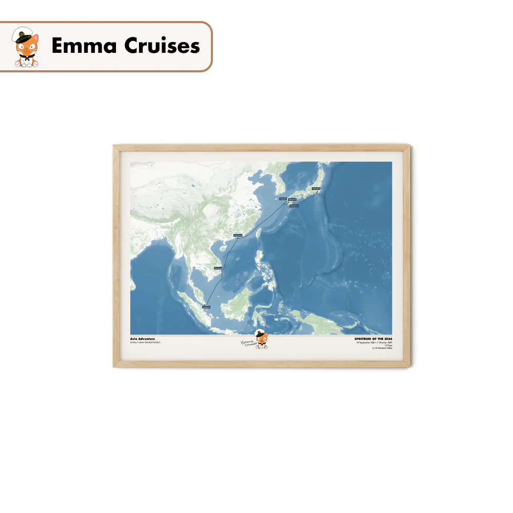 Emma Cruises Custom Cruise Map (Limited Edition) - Image 15