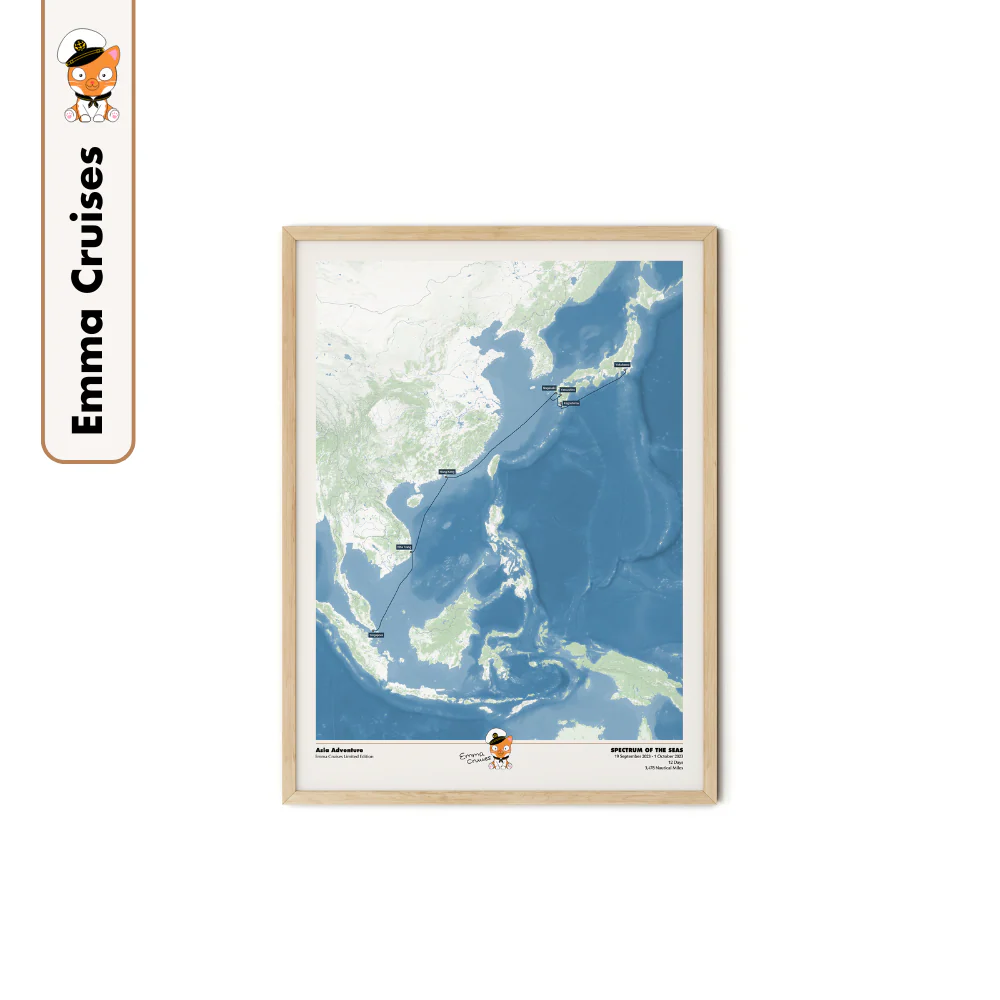 Emma Cruises Custom Cruise Map (Limited Edition) - Image 16