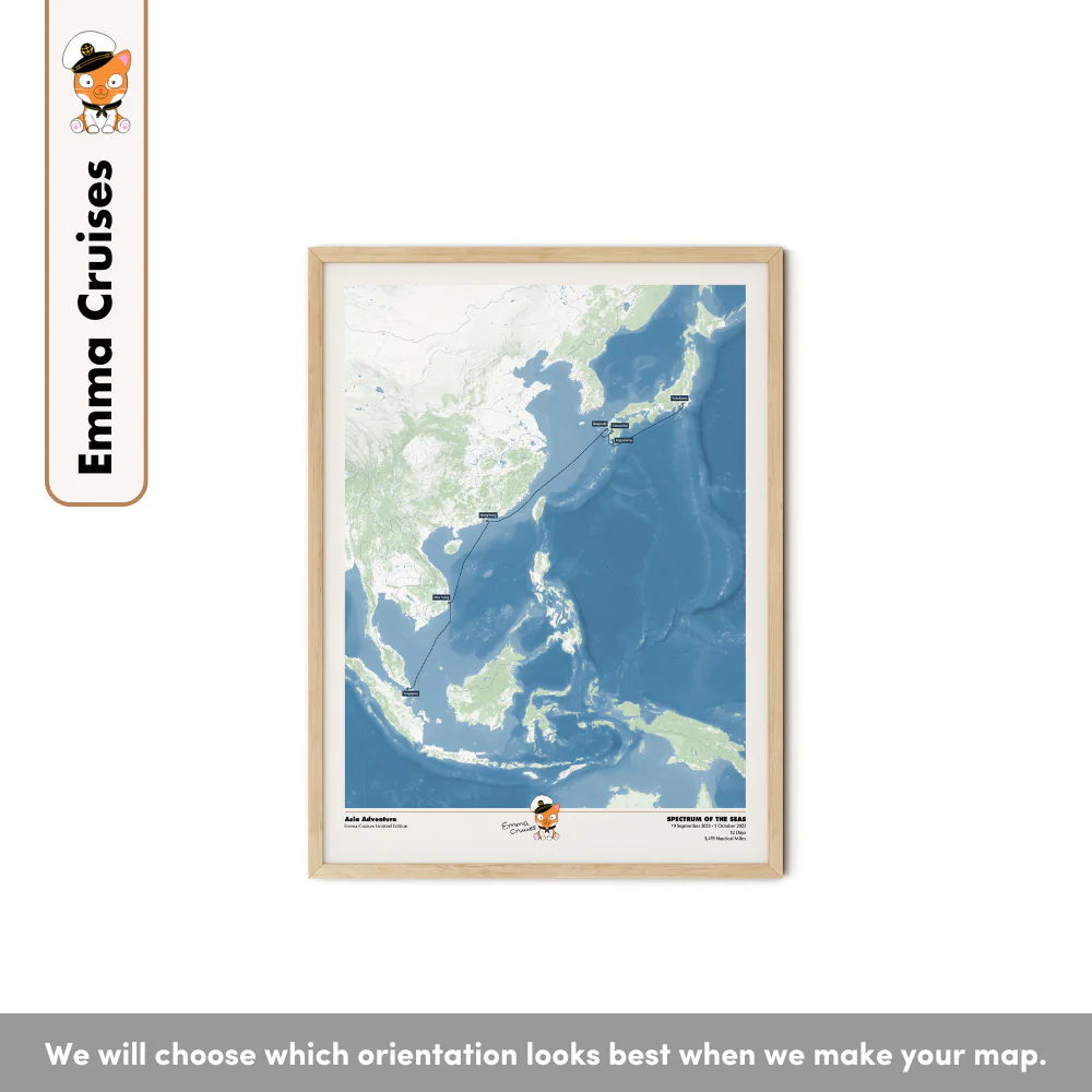 Emma Cruises Custom Cruise Map (Limited Edition) - Image 17