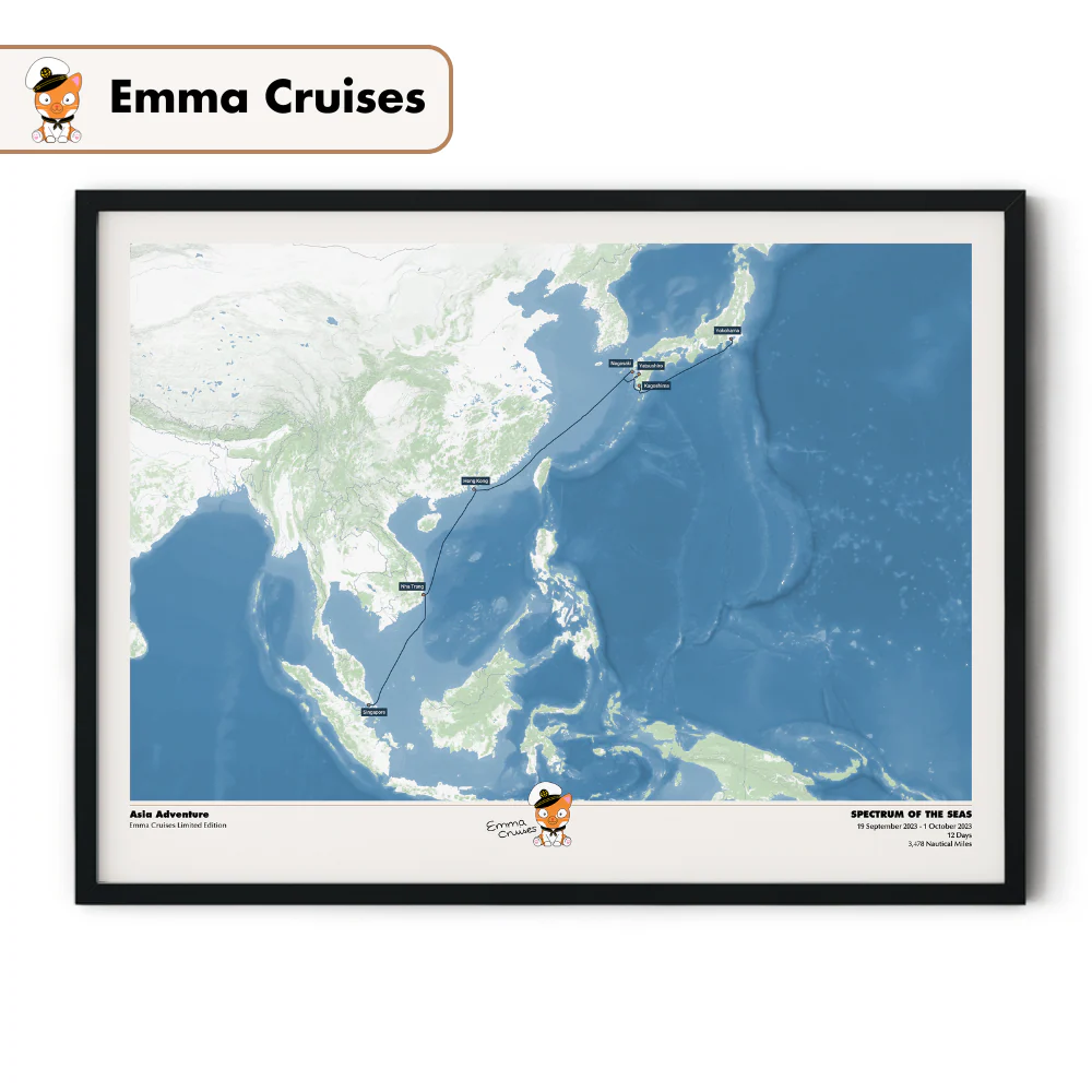 Emma Cruises Custom Cruise Map (Limited Edition) - Image 21