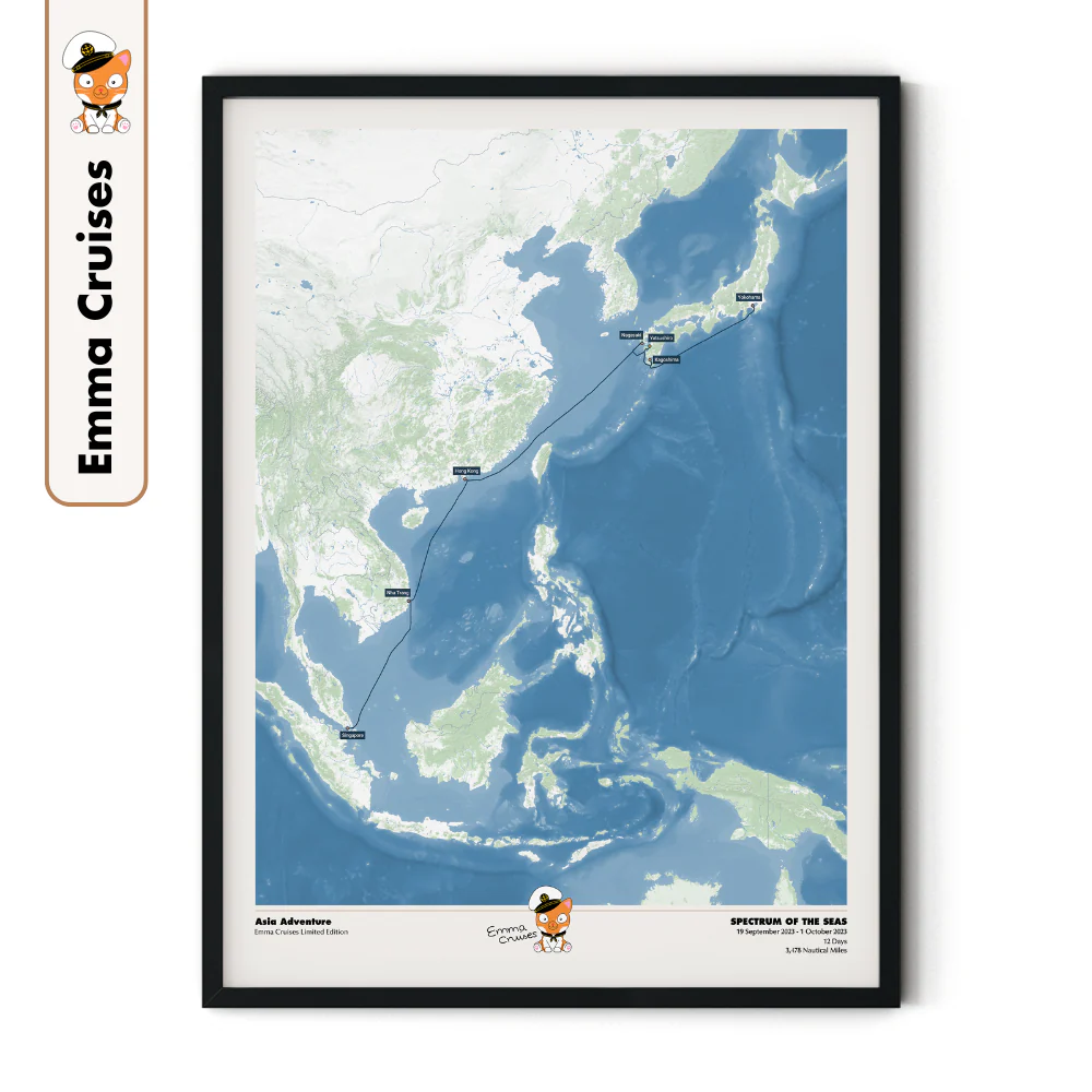 Emma Cruises Custom Cruise Map (Limited Edition) - Image 22