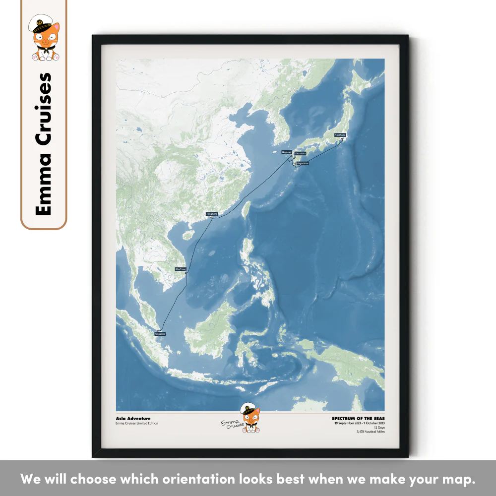 Emma Cruises Custom Cruise Map (Limited Edition) - Image 23