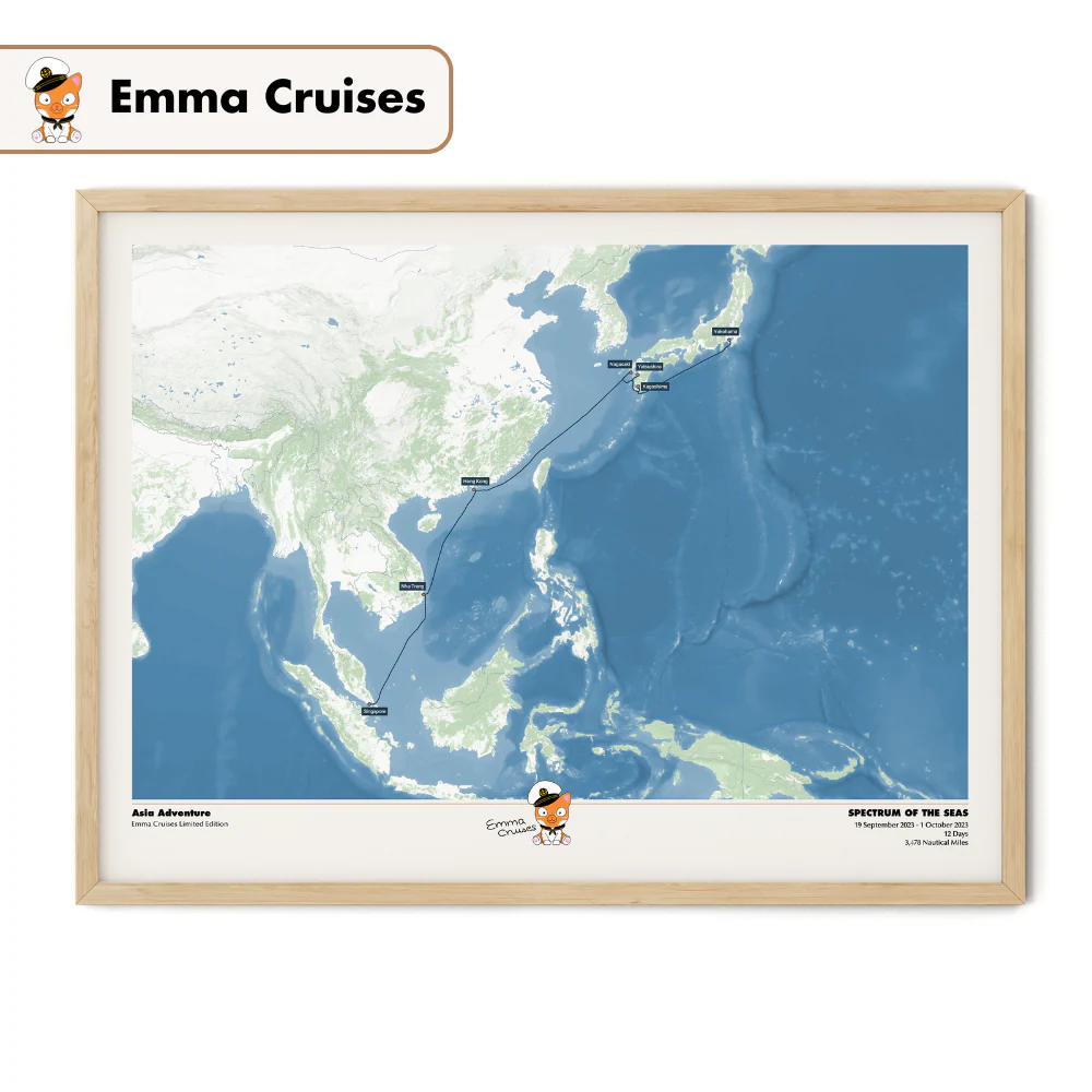 Emma Cruises Custom Cruise Map (Limited Edition) - Image 24
