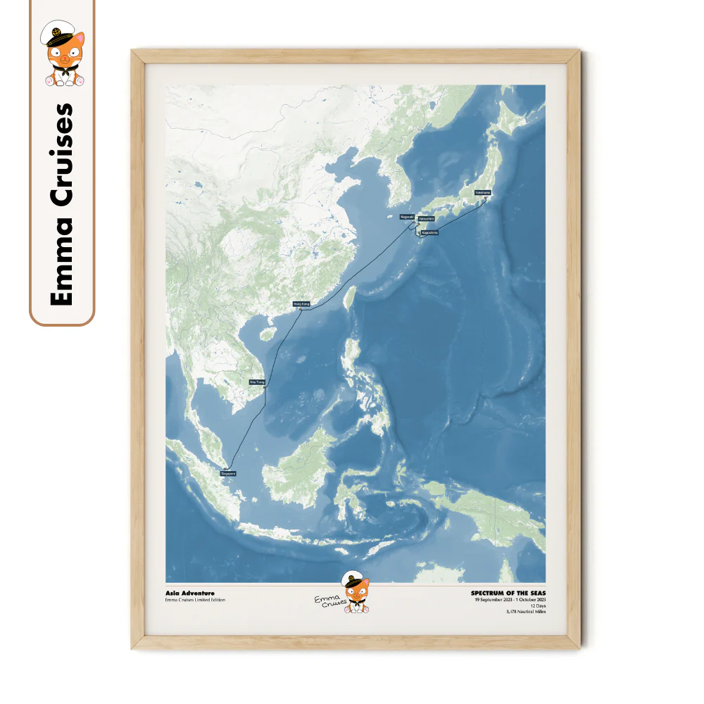Emma Cruises Custom Cruise Map (Limited Edition) - Image 25