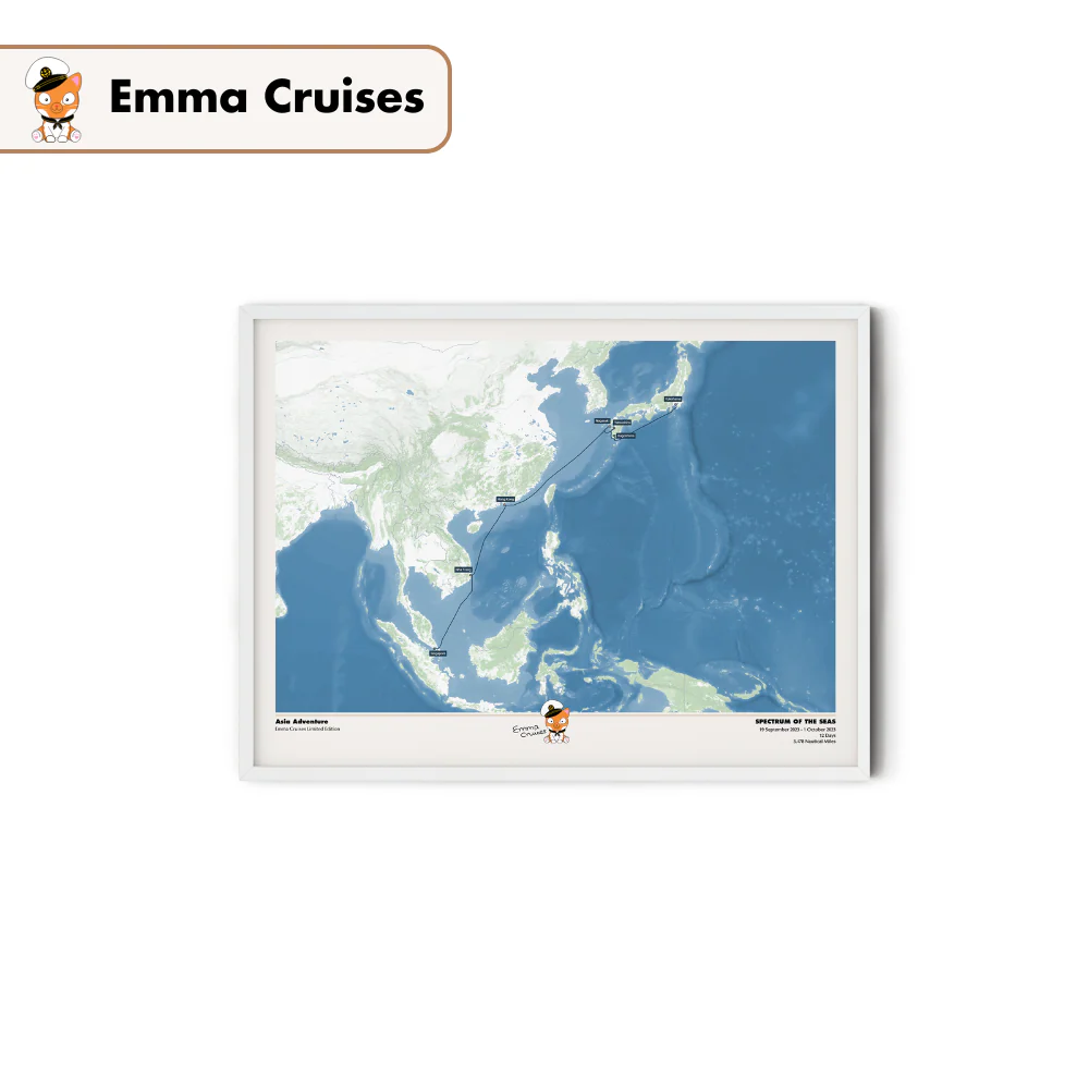 Emma Cruises Custom Cruise Map (Limited Edition) - Image 27
