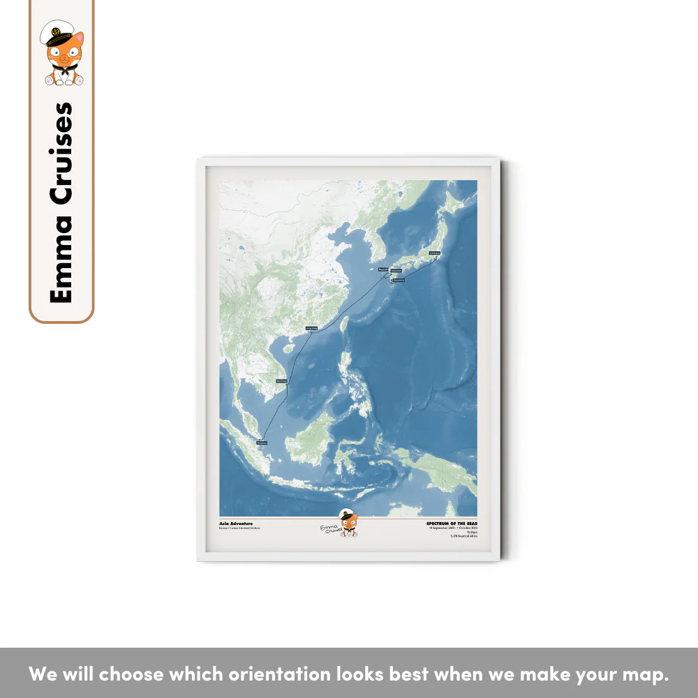 Emma Cruises Custom Cruise Map (Limited Edition) - Image 29