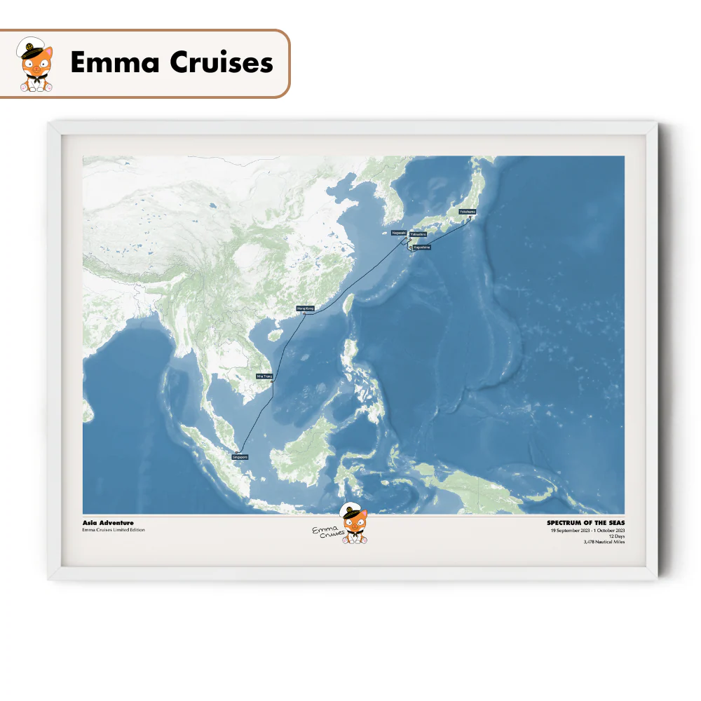 Emma Cruises Custom Cruise Map (Limited Edition) - Image 30