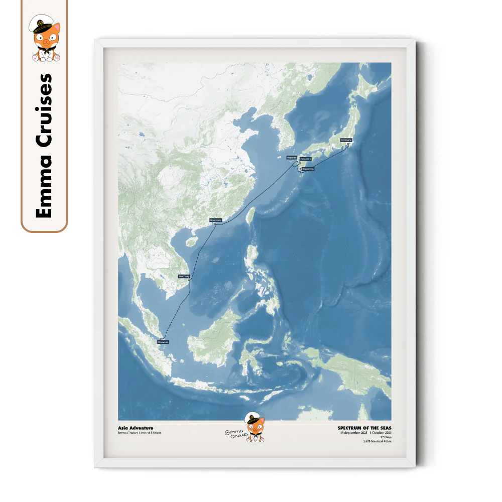 Emma Cruises Custom Cruise Map (Limited Edition) - Image 31
