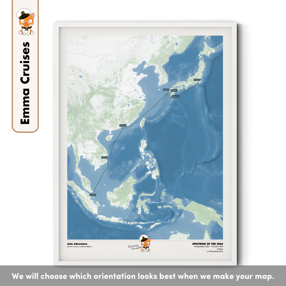 Emma Cruises Custom Cruise Map (Limited Edition) - Image 32