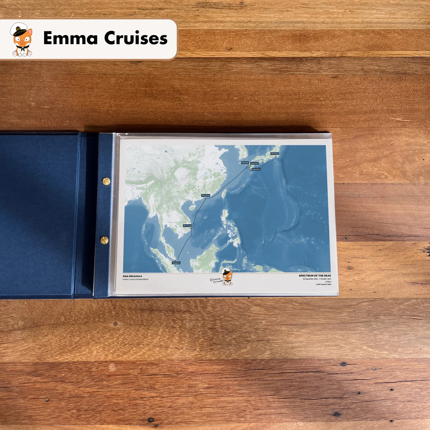 Emma Cruises Custom Cruise Map (Limited Edition) - Image 33
