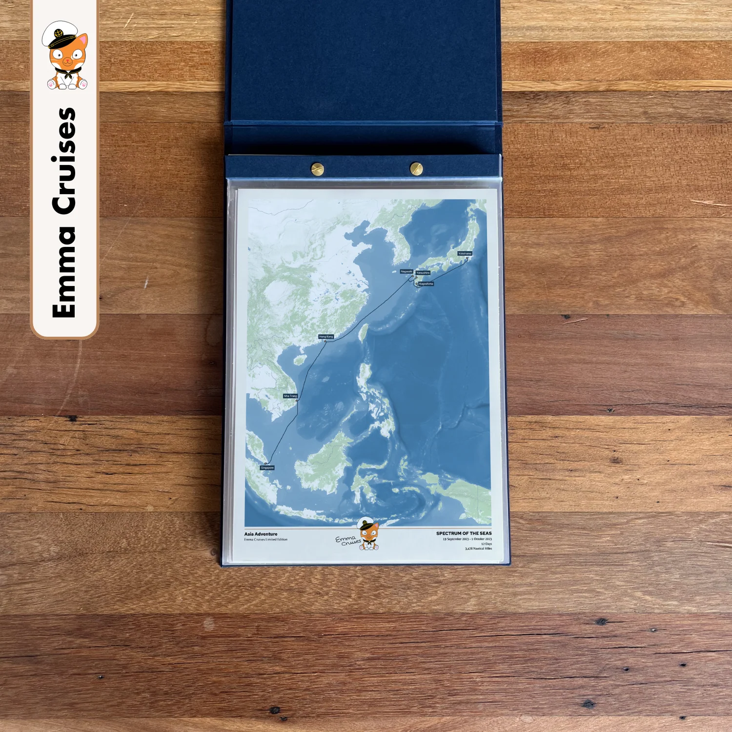 Emma Cruises Custom Cruise Map (Limited Edition) - Image 34