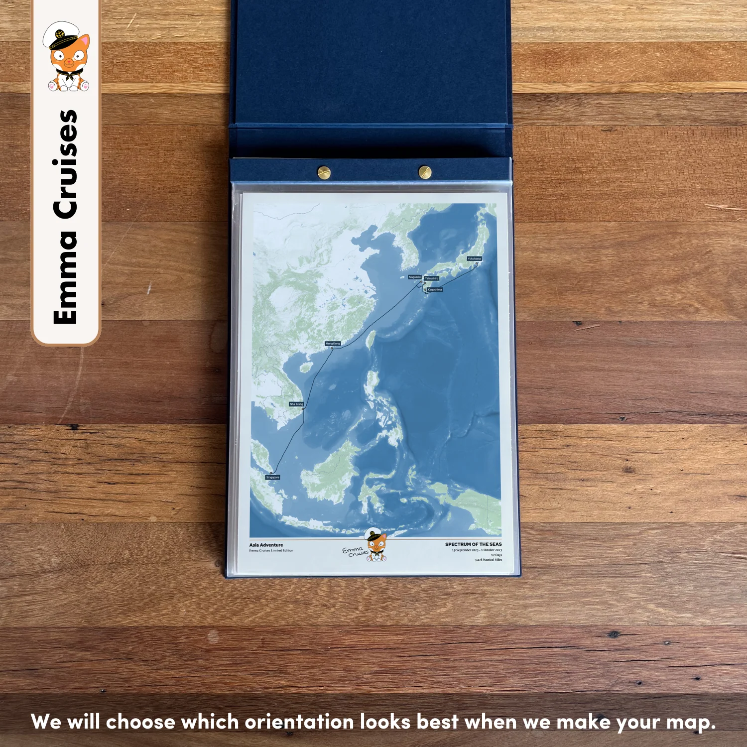 Emma Cruises Custom Cruise Map (Limited Edition) - Image 35