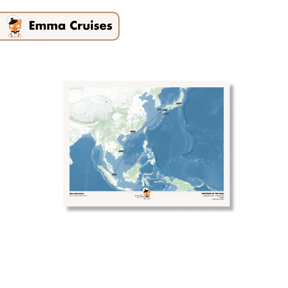 Emma Cruises Custom Cruise Map (Limited Edition) - Image 9