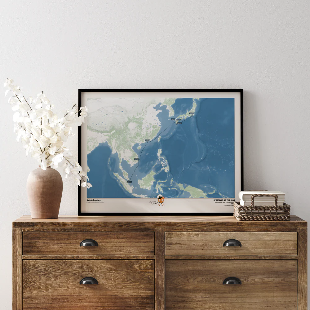 Emma Cruises Custom Cruise Map (Limited Edition) - Image 3