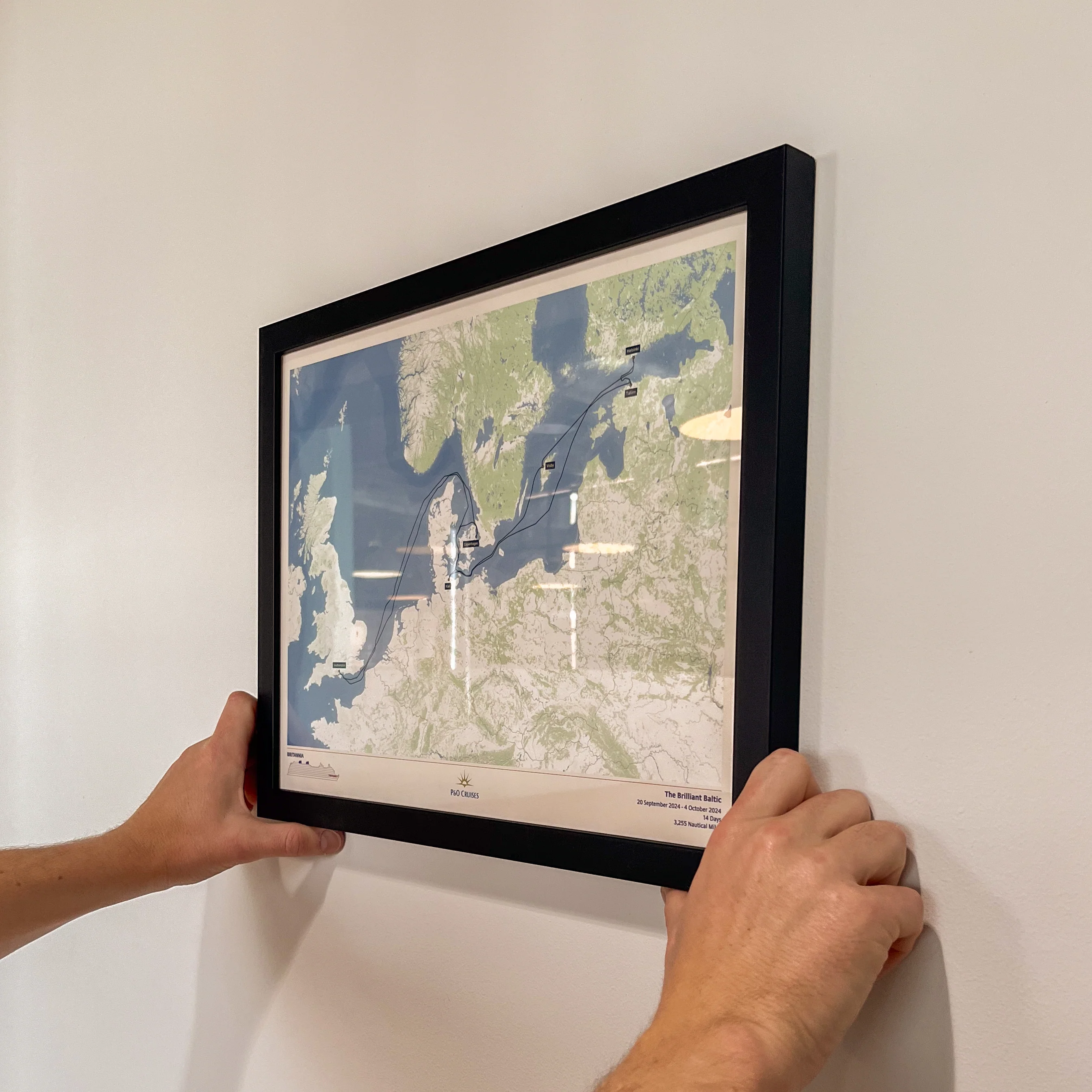 P&O Cruises Custom Cruise Map - Image 4