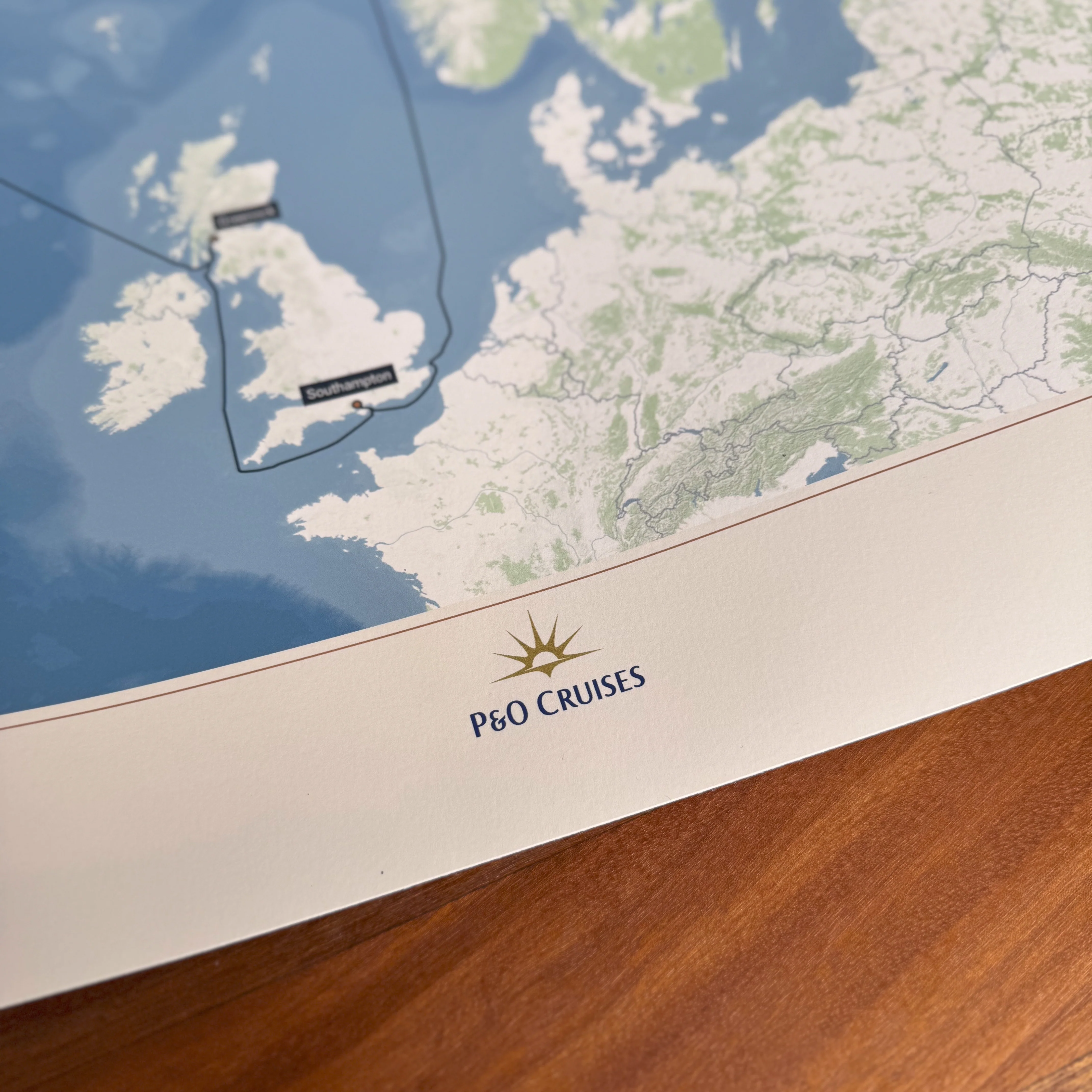 P&O Cruises Custom Cruise Map - Image 5