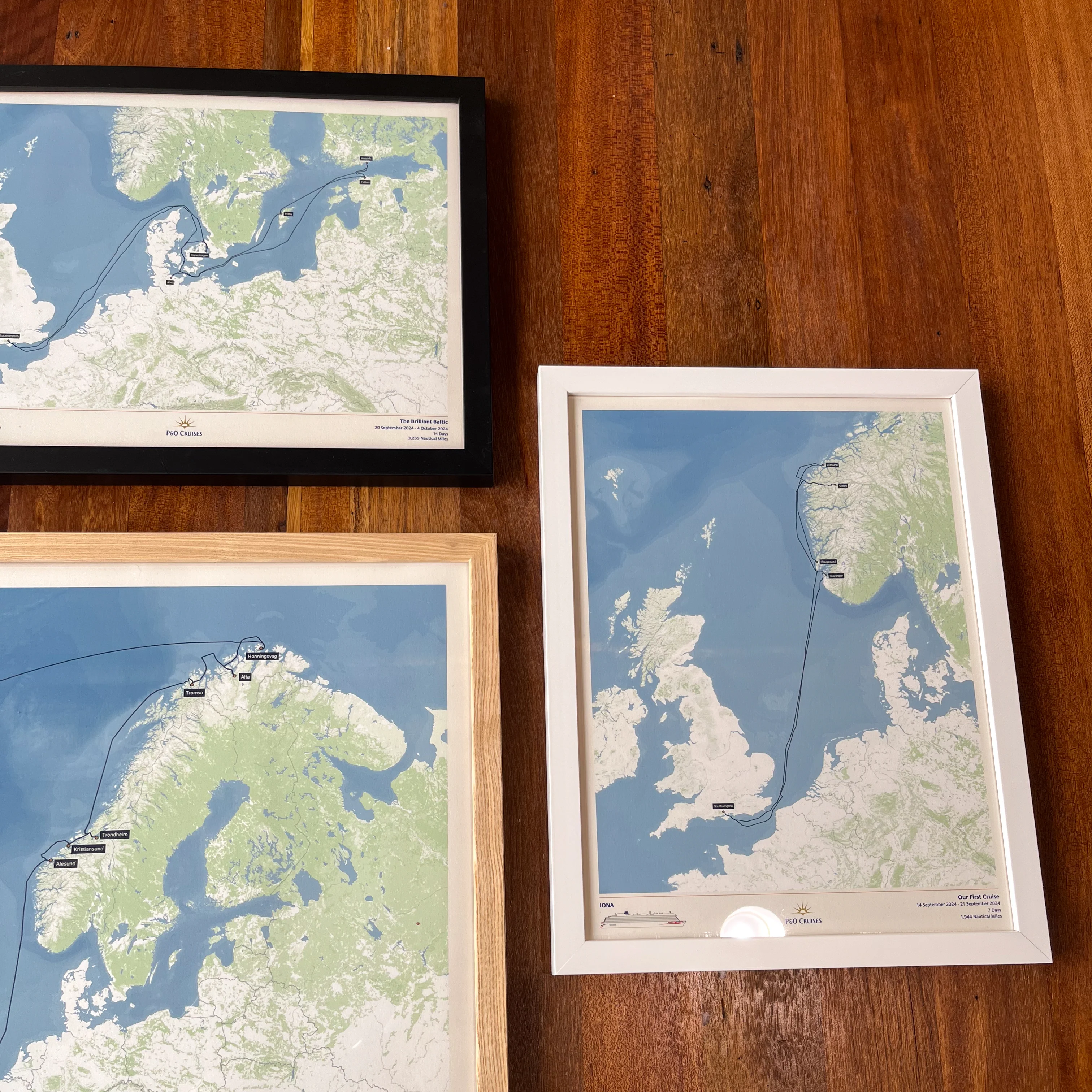 P&O Cruises Custom Cruise Map - Image 7