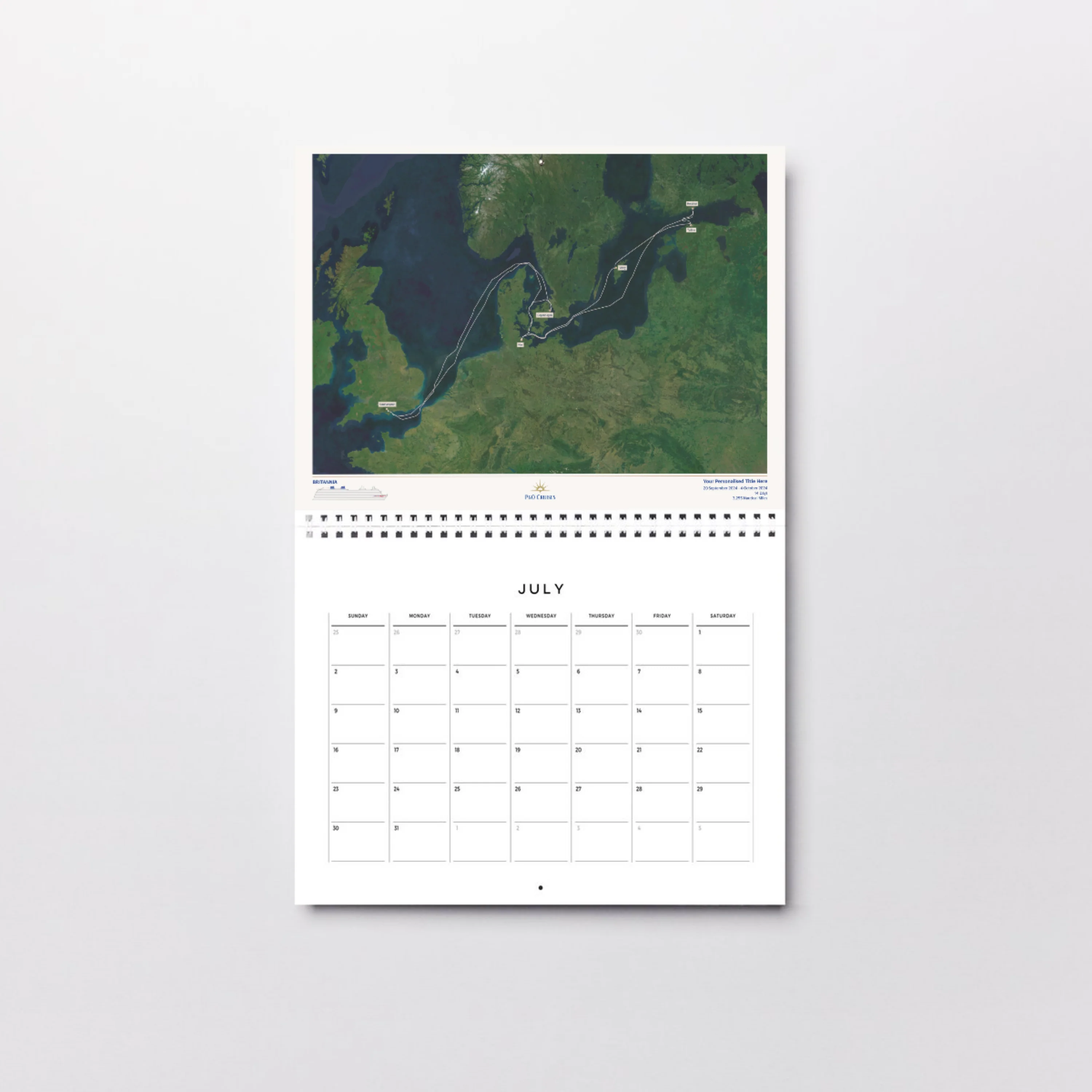 P&O Cruises Digital Cruise Map - Satellite - Image 4