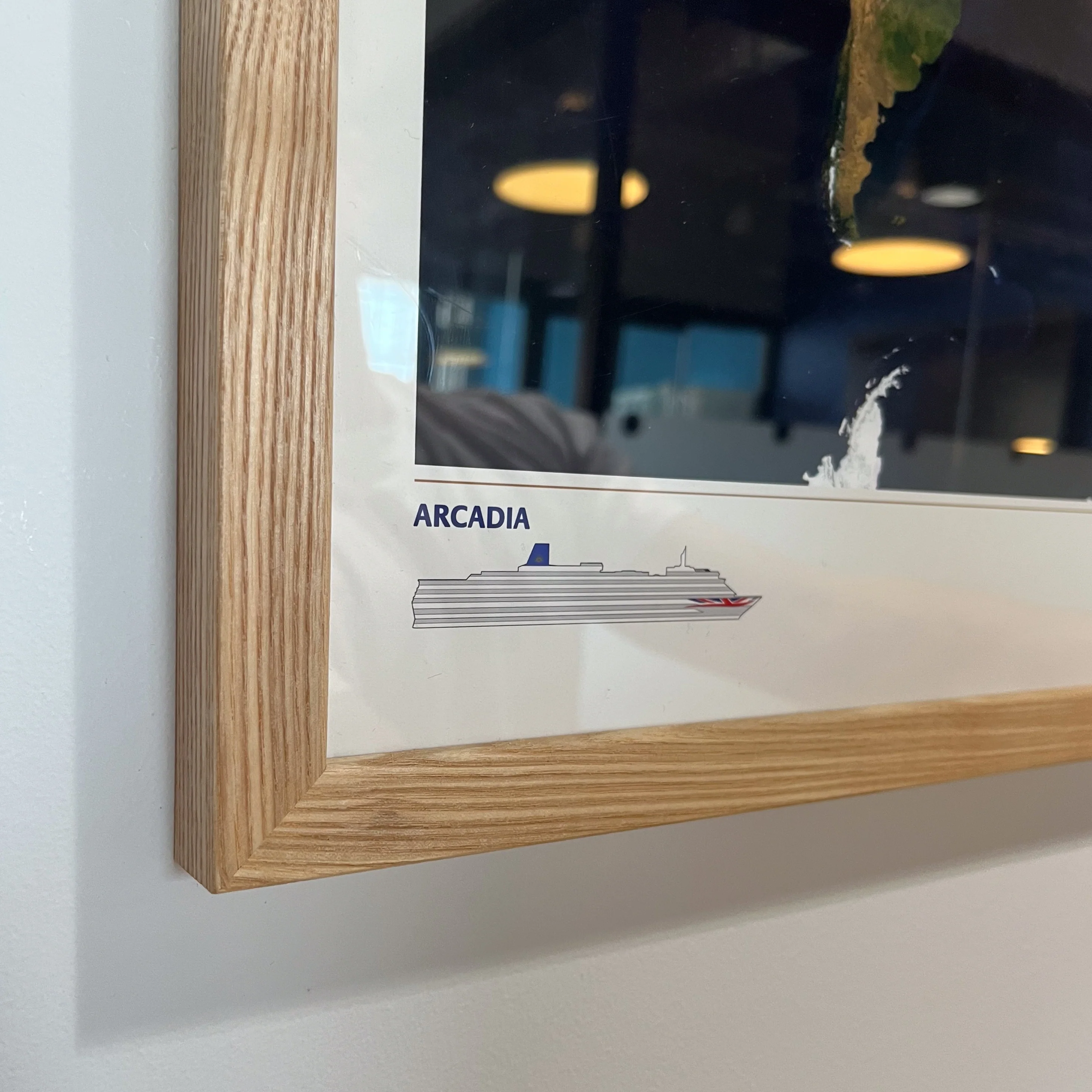 P&O Cruises Custom Cruise Map - Satellite - Image 3