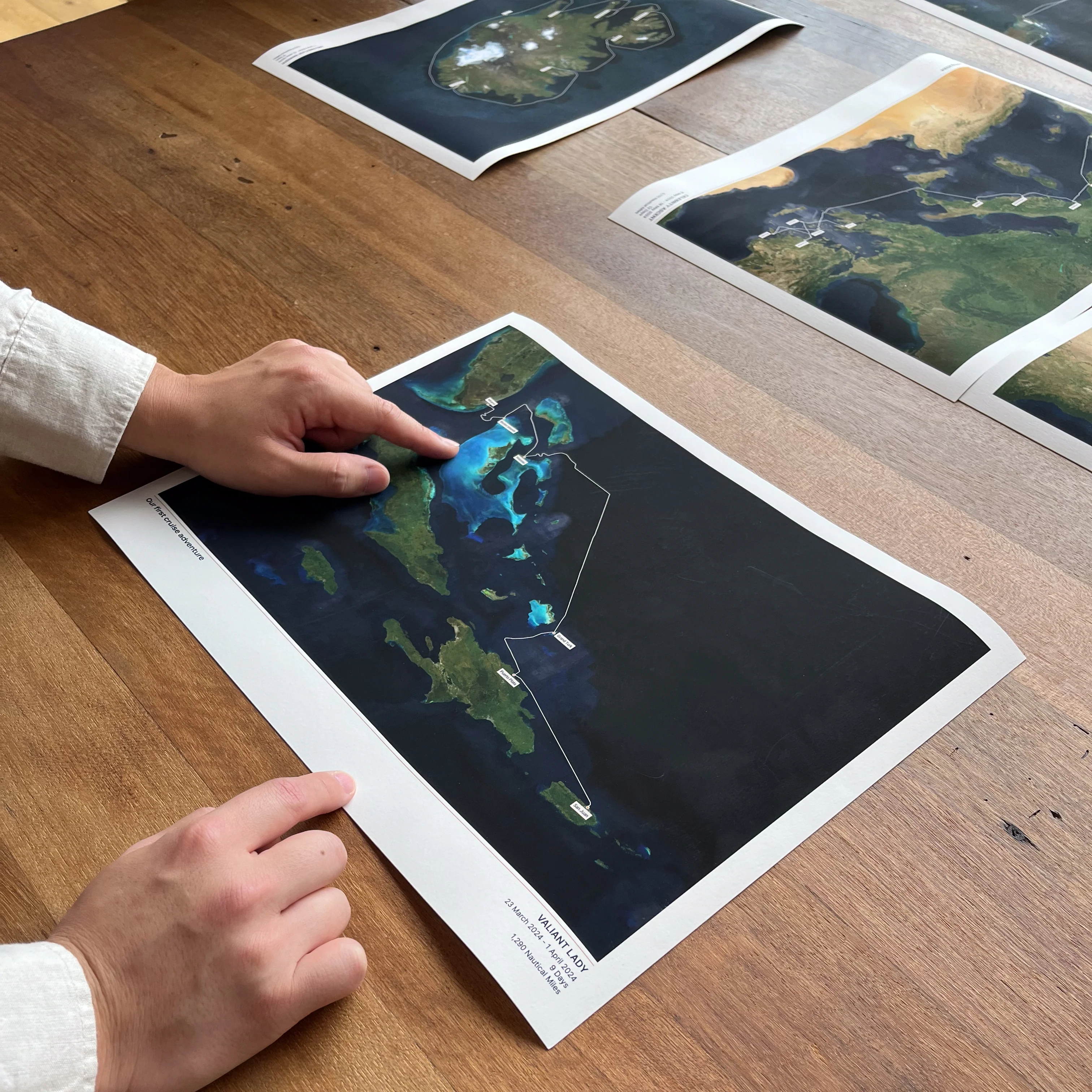 Custom Cruise Map - Satellite - Image 7