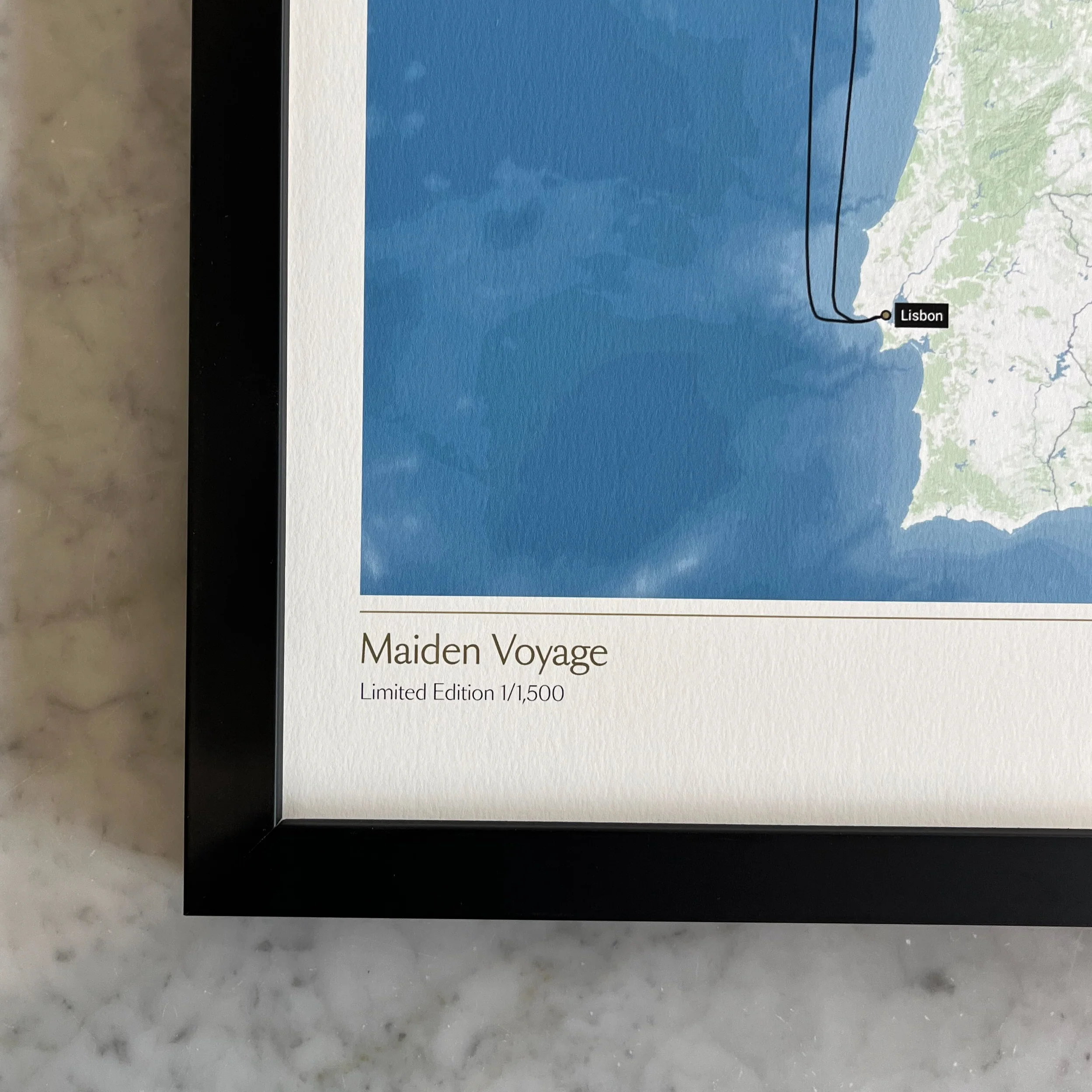 Limited Edition Queen Anne Maiden Voyage Map - Image 4